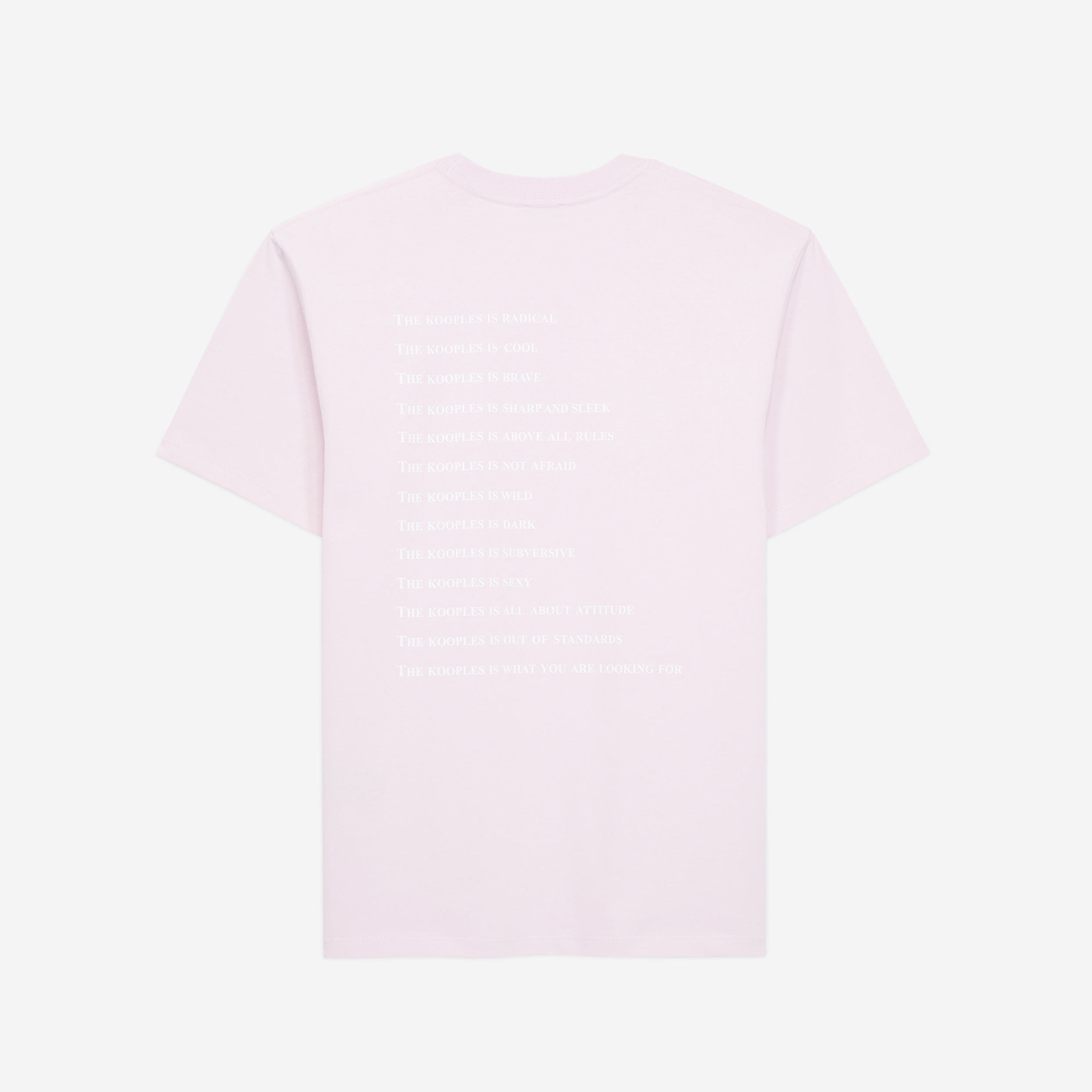 The Kooples Classic Erkek Pembe T-Shirt