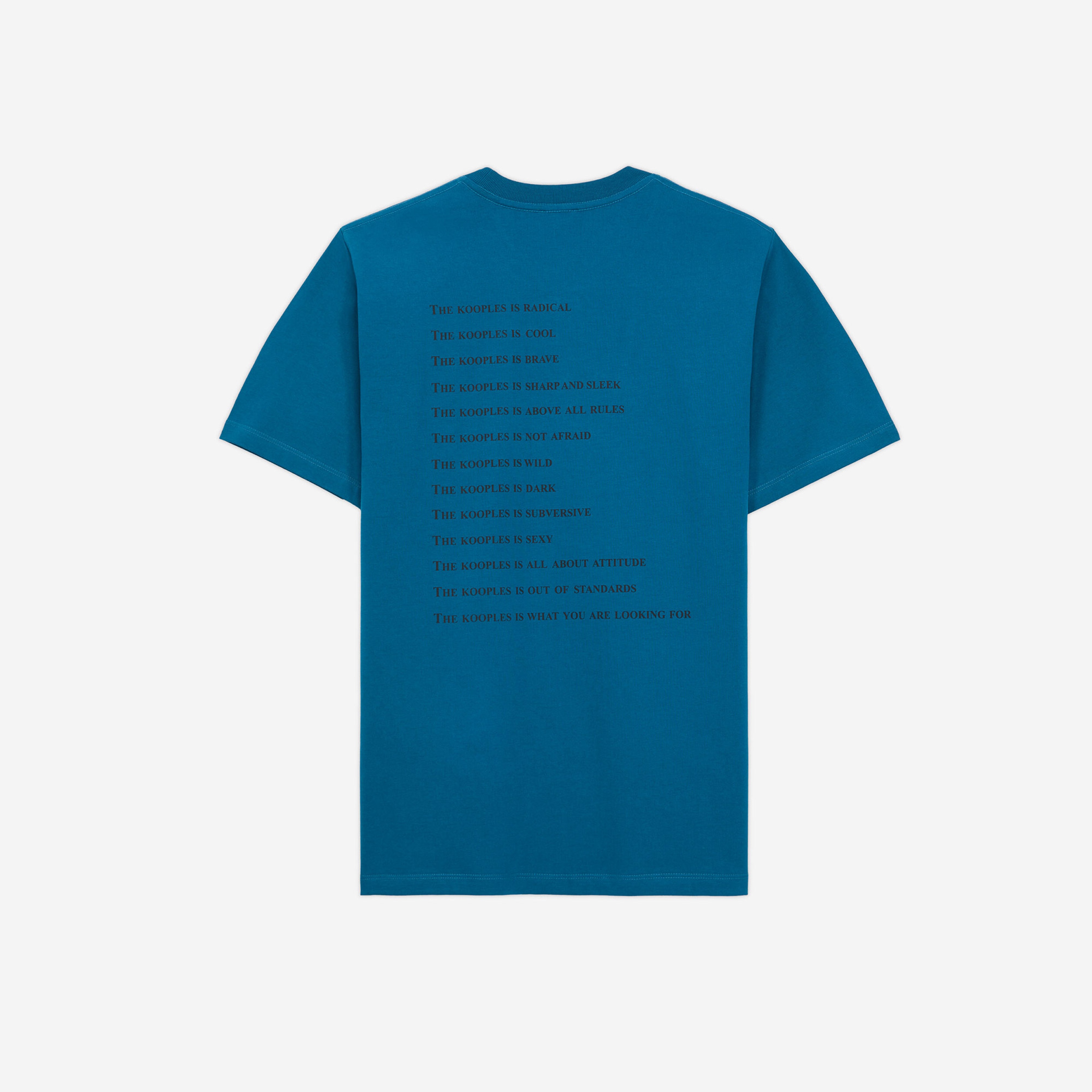 The Kooples Classic Erkek Mavi T-Shirt