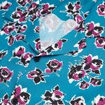 The Kooples Çiçek Desenli Straight Fit Erkek Mavi Gömlek