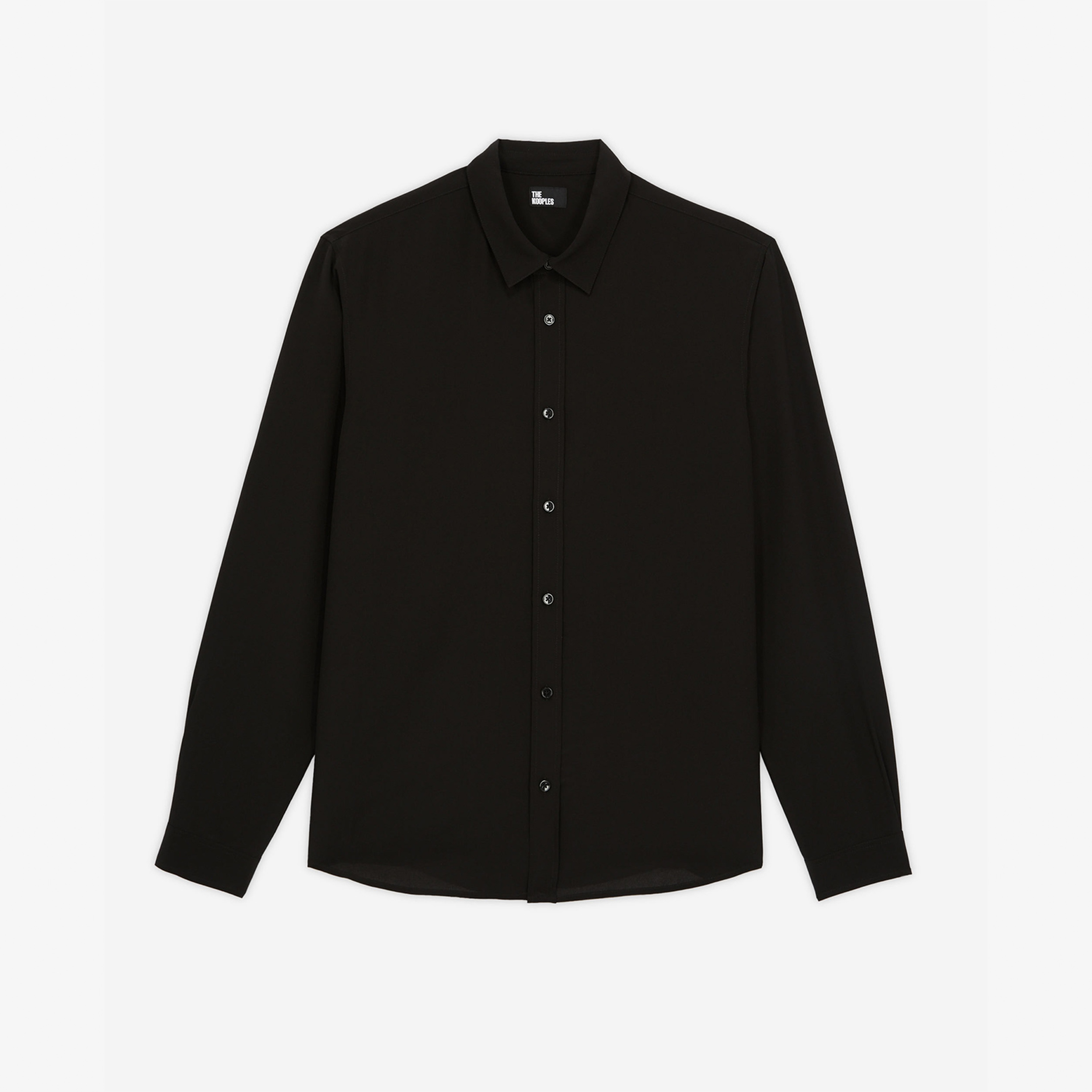 ERKEK COMFORT FIT SİYAH GÖMLEK