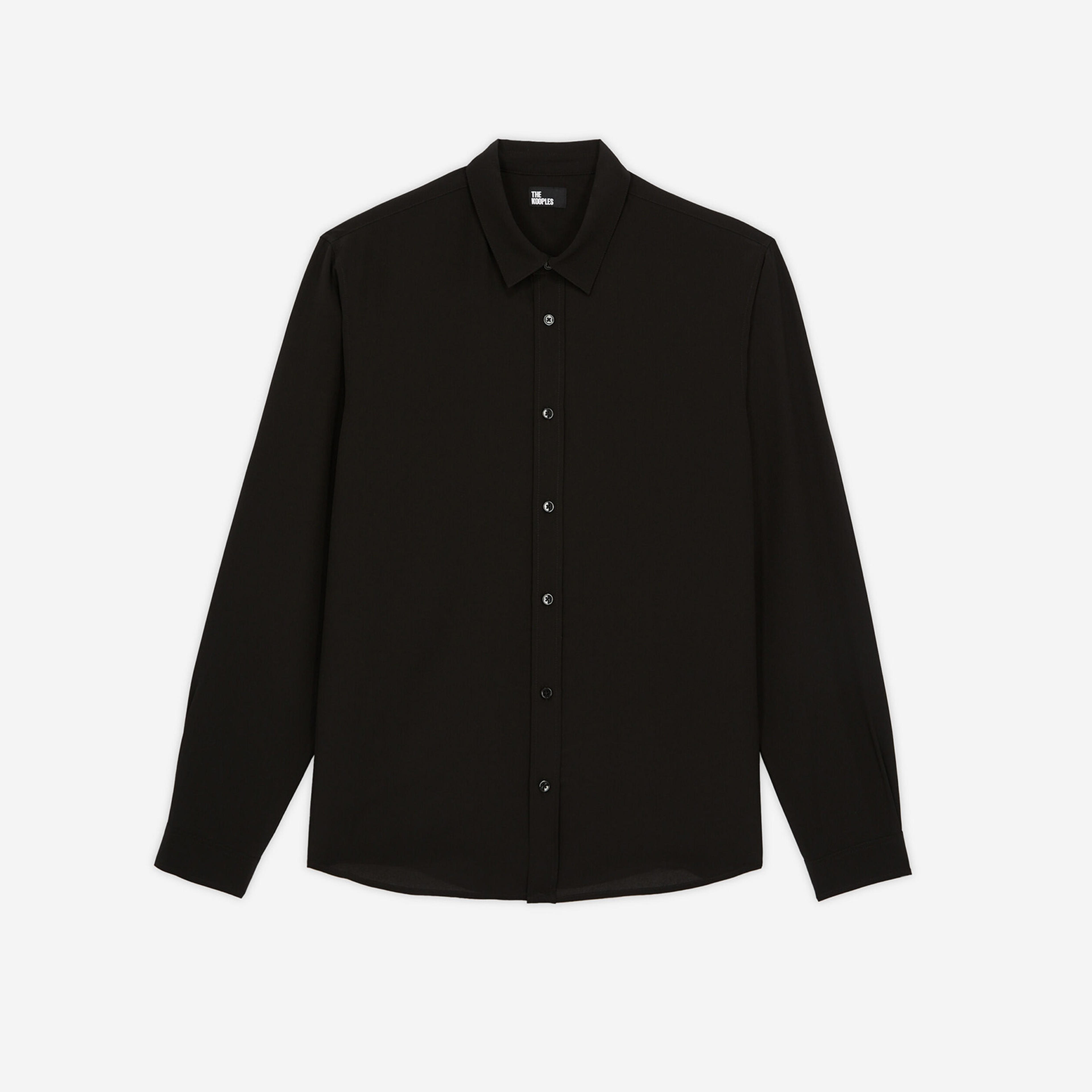 ERKEK COMFORT FIT SİYAH GÖMLEK