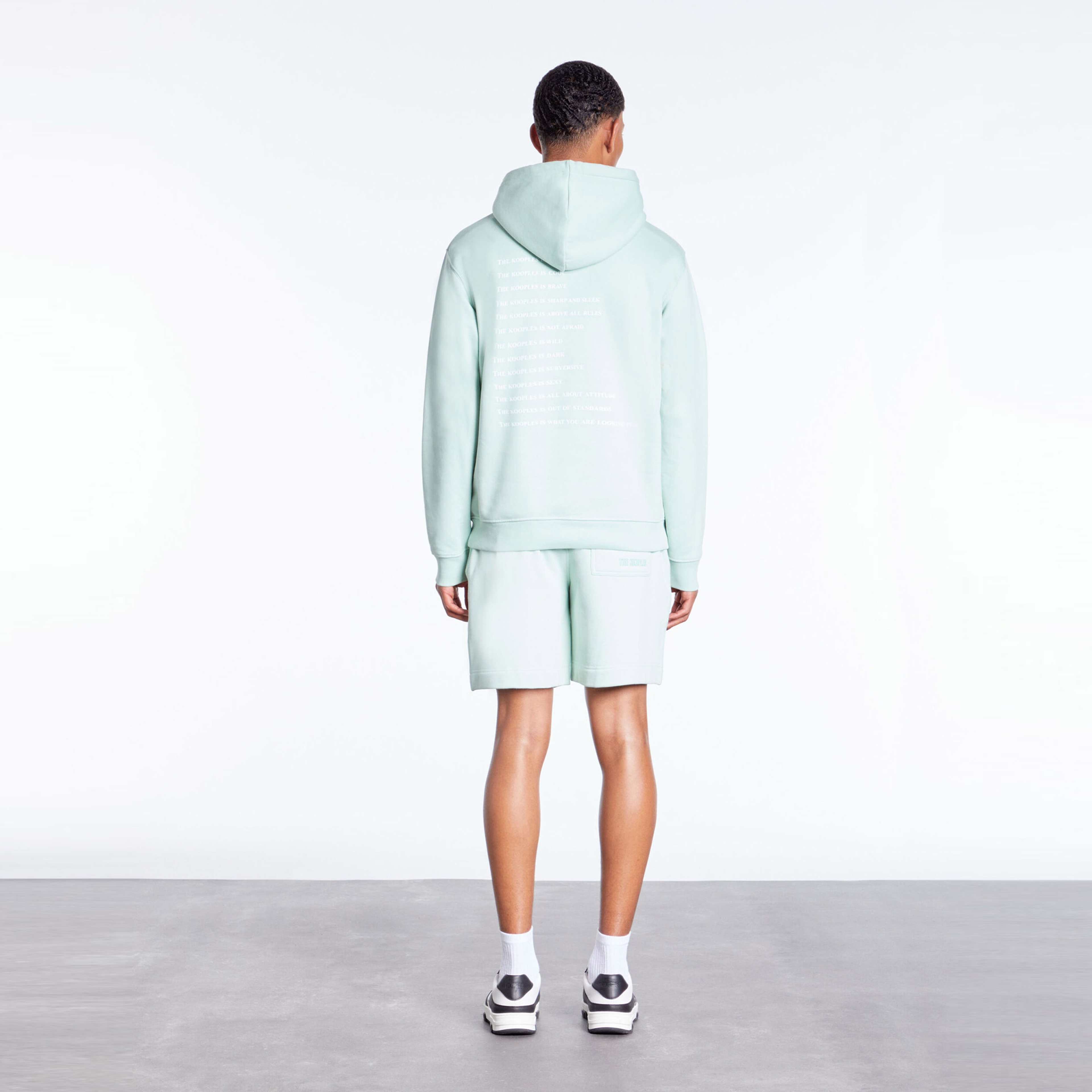 The Kooples Classic Erkek Mavi Sweatshirt