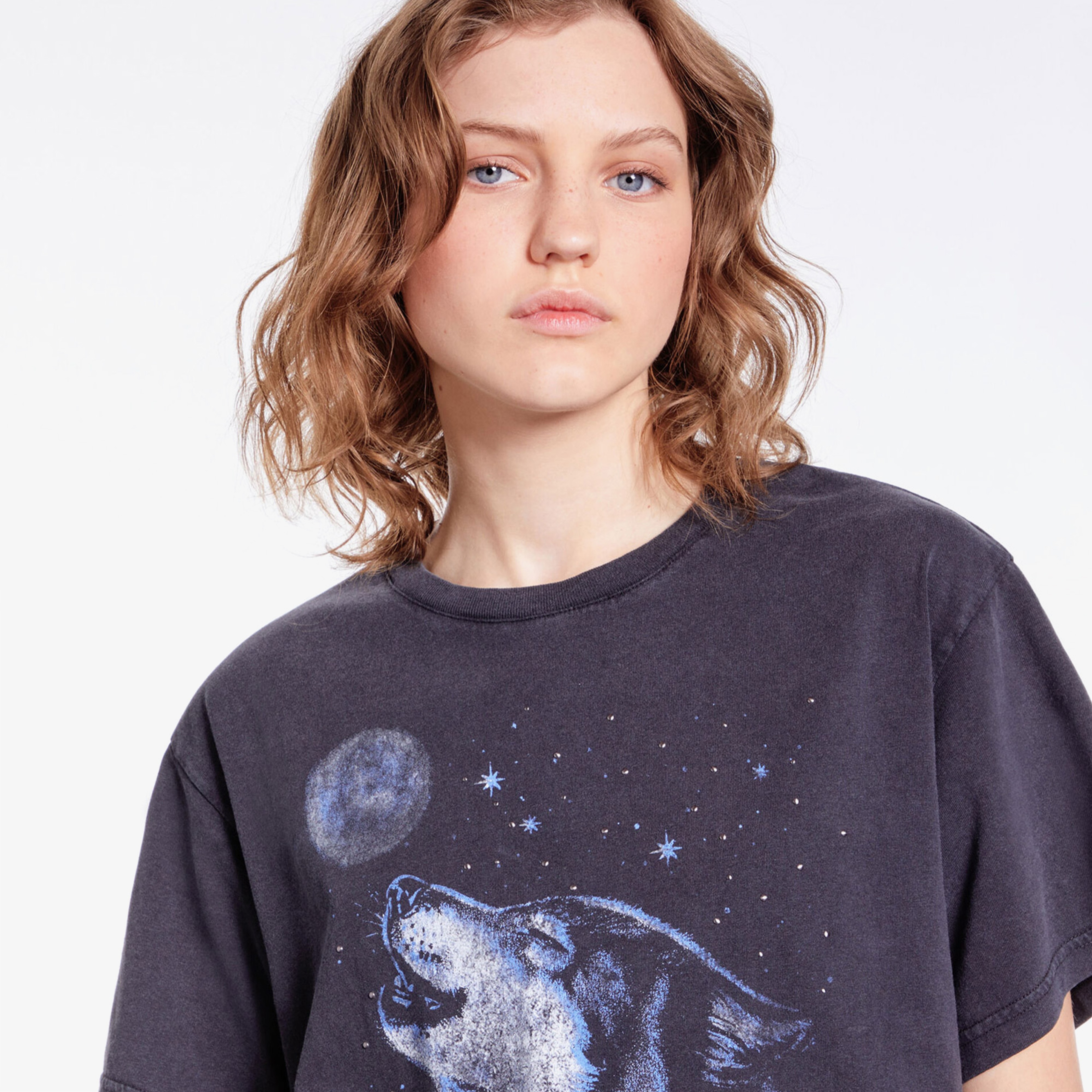 The Kooples Classic Kadın Siyah T-Shirt