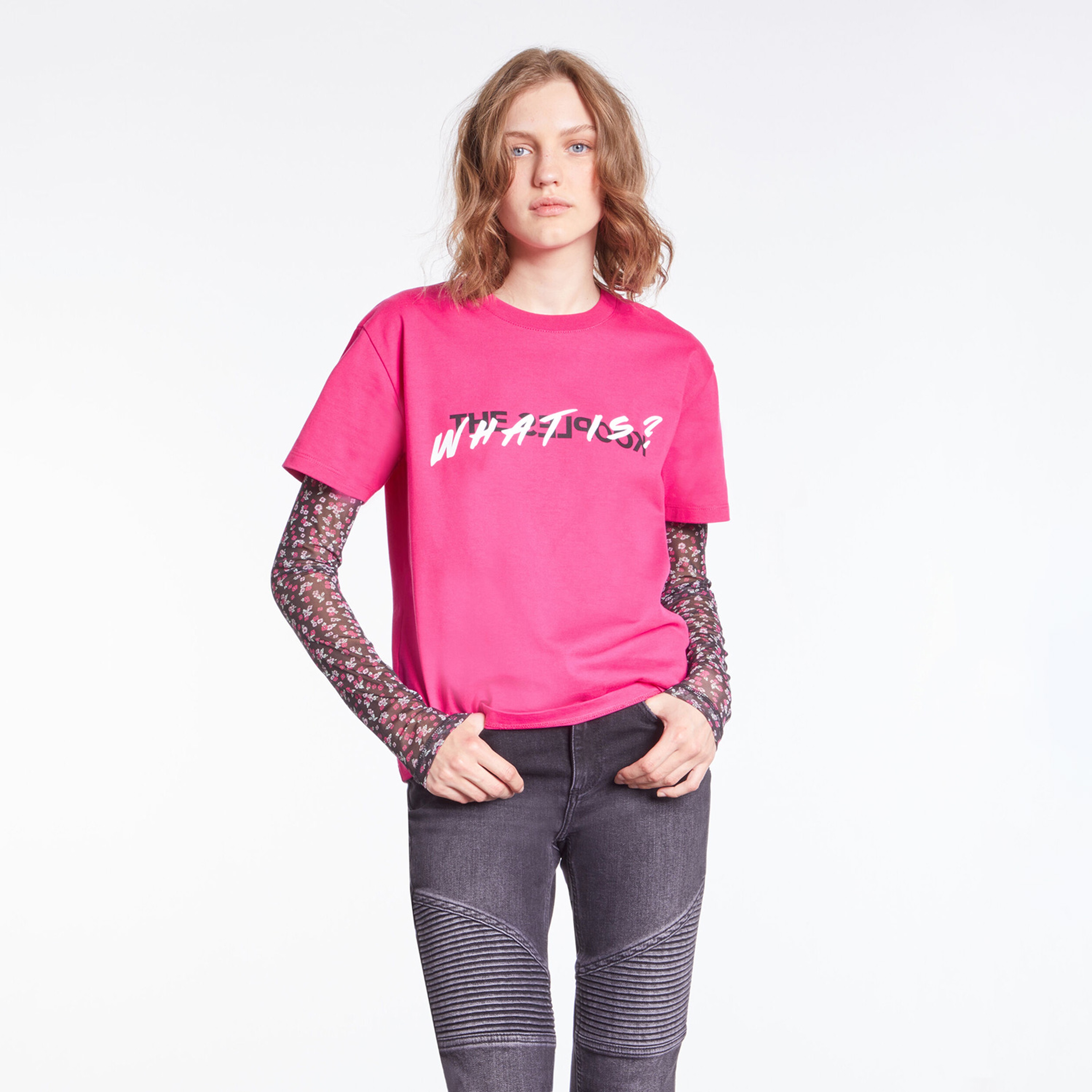 The Kooples Classic Kadın Pembe T-Shirt