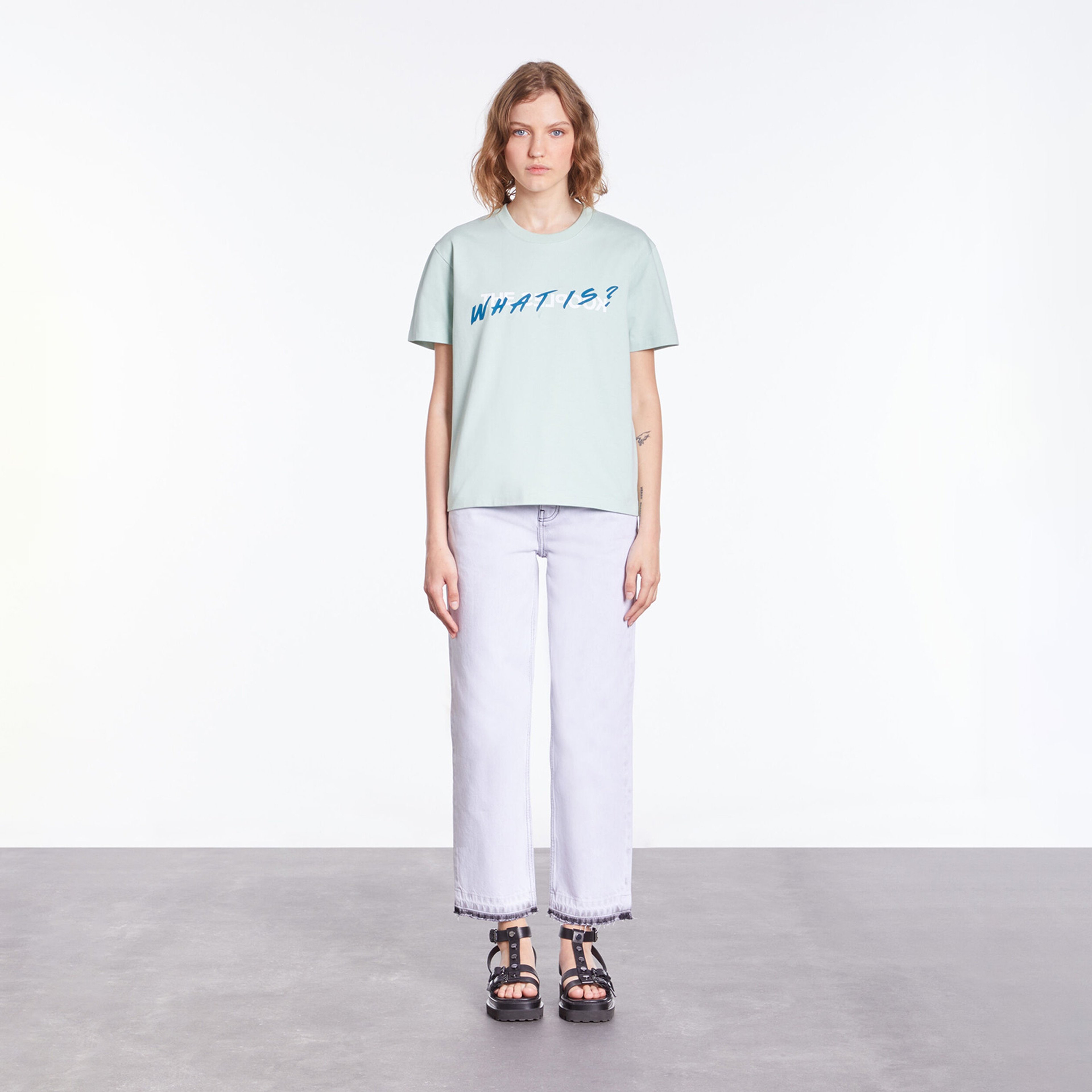 The Kooples Classic Kadın Yeşil T-Shirt