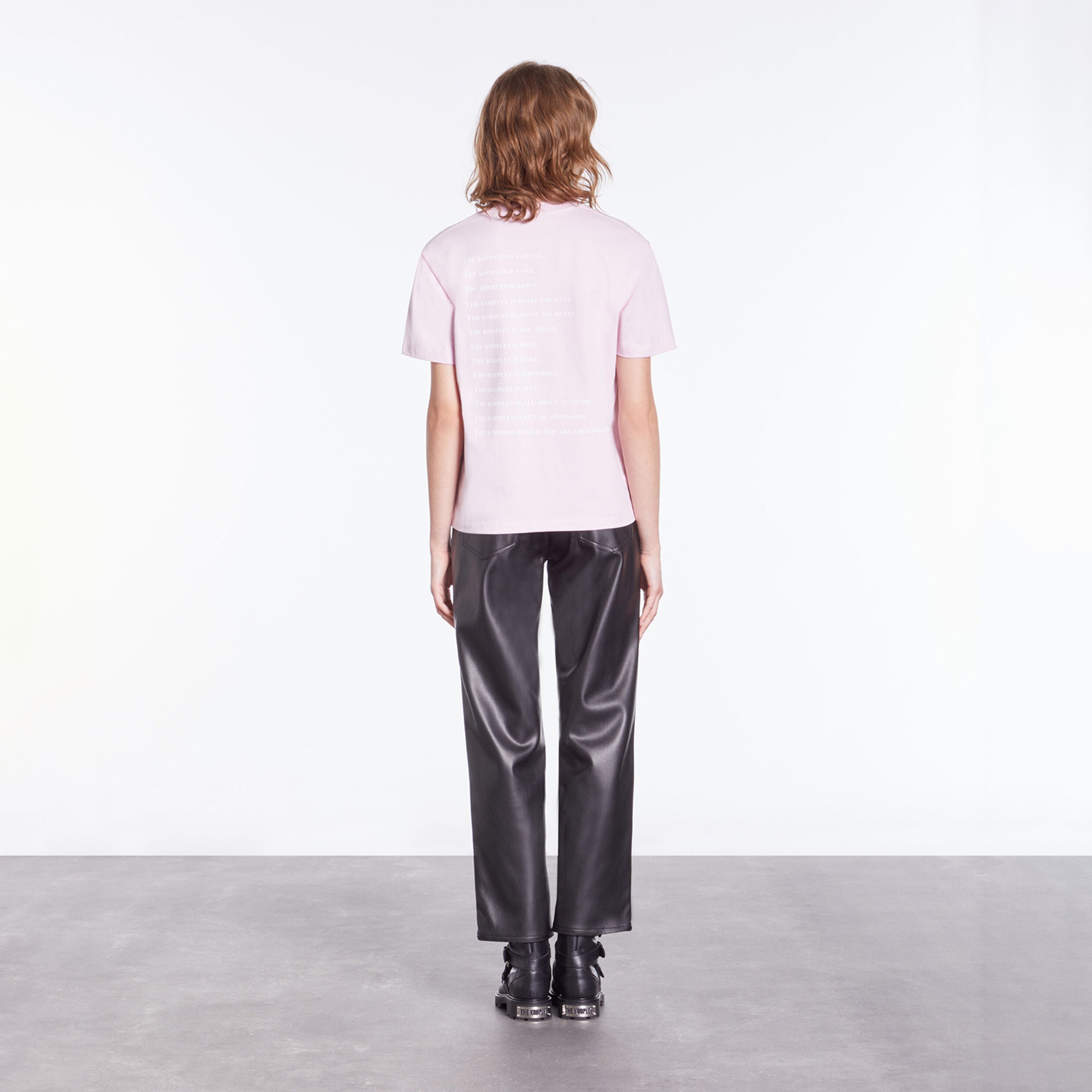 The Kooples Classic Kadın Pembe T-Shirt