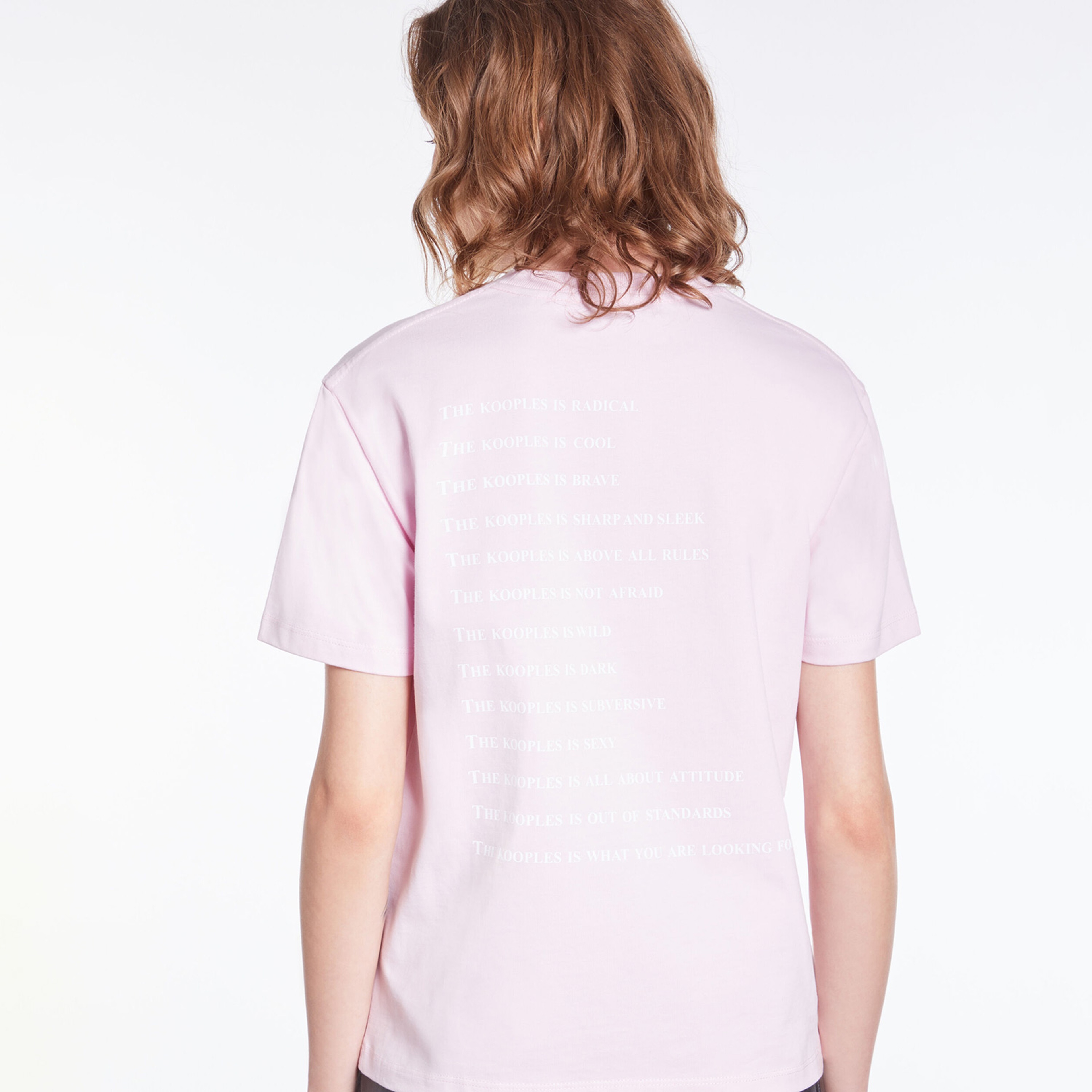 The Kooples Classic Kadın Pembe T-Shirt