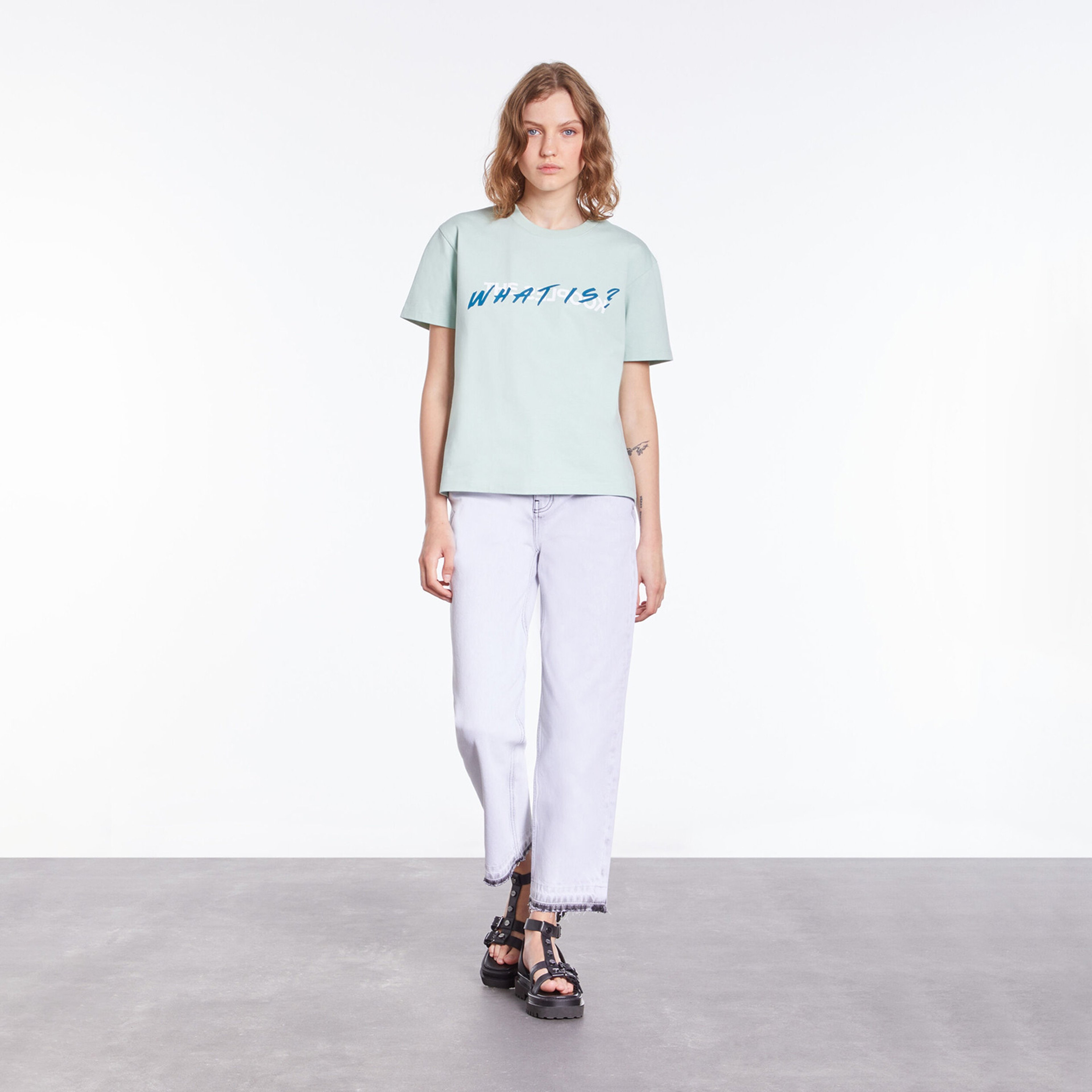 The Kooples Classic Kadın Yeşil T-Shirt