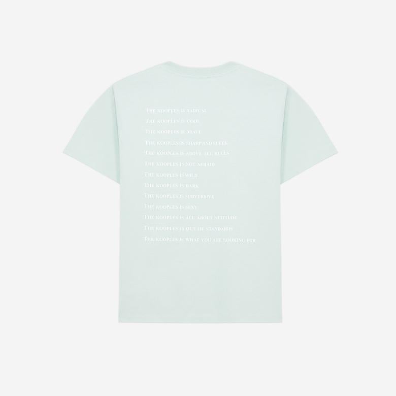 The Kooples Classic Kadın Yeşil T-Shirt