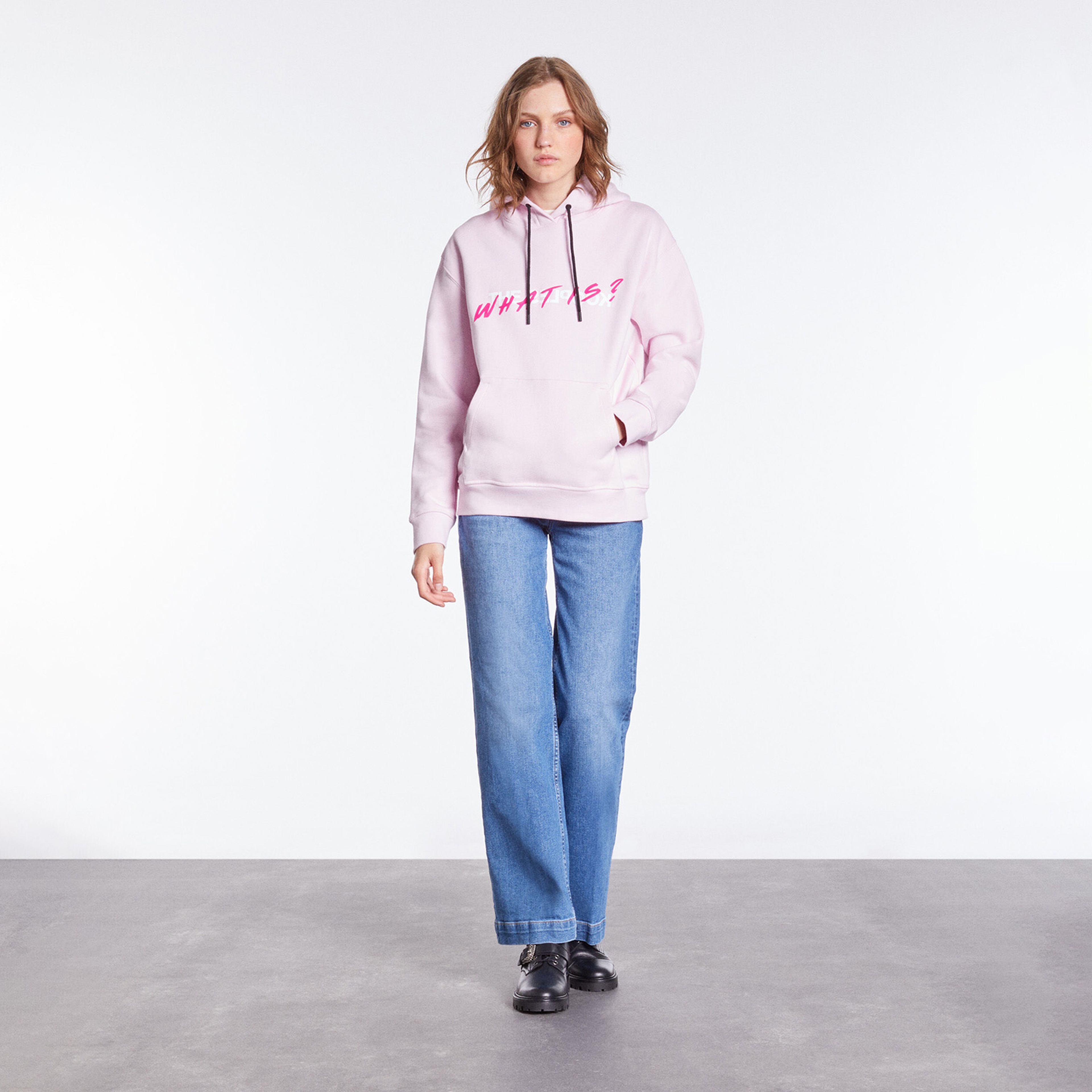 The Kooples Classic Kadın Pembe Sweatshirt