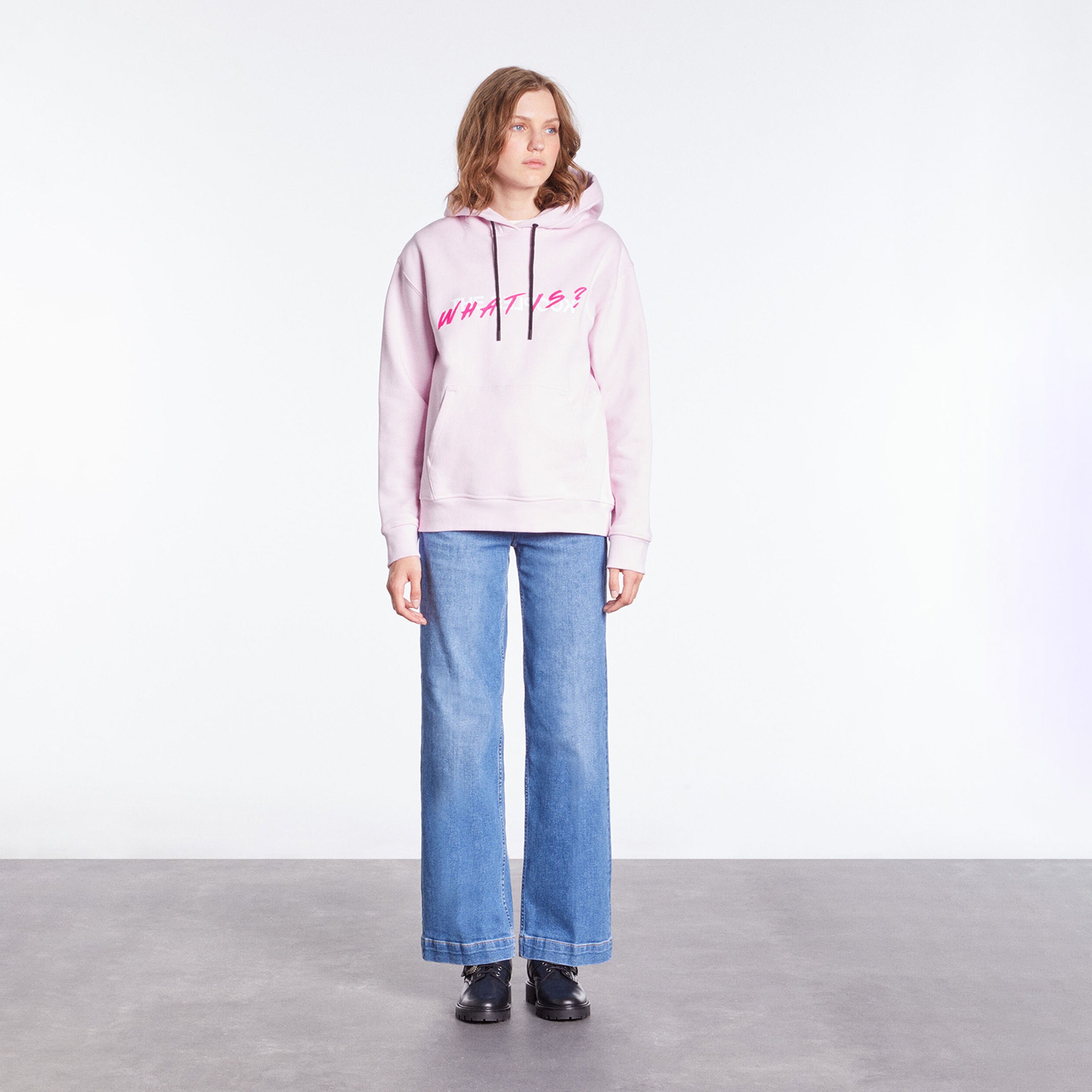 The Kooples Classic Kadın Pembe Sweatshirt