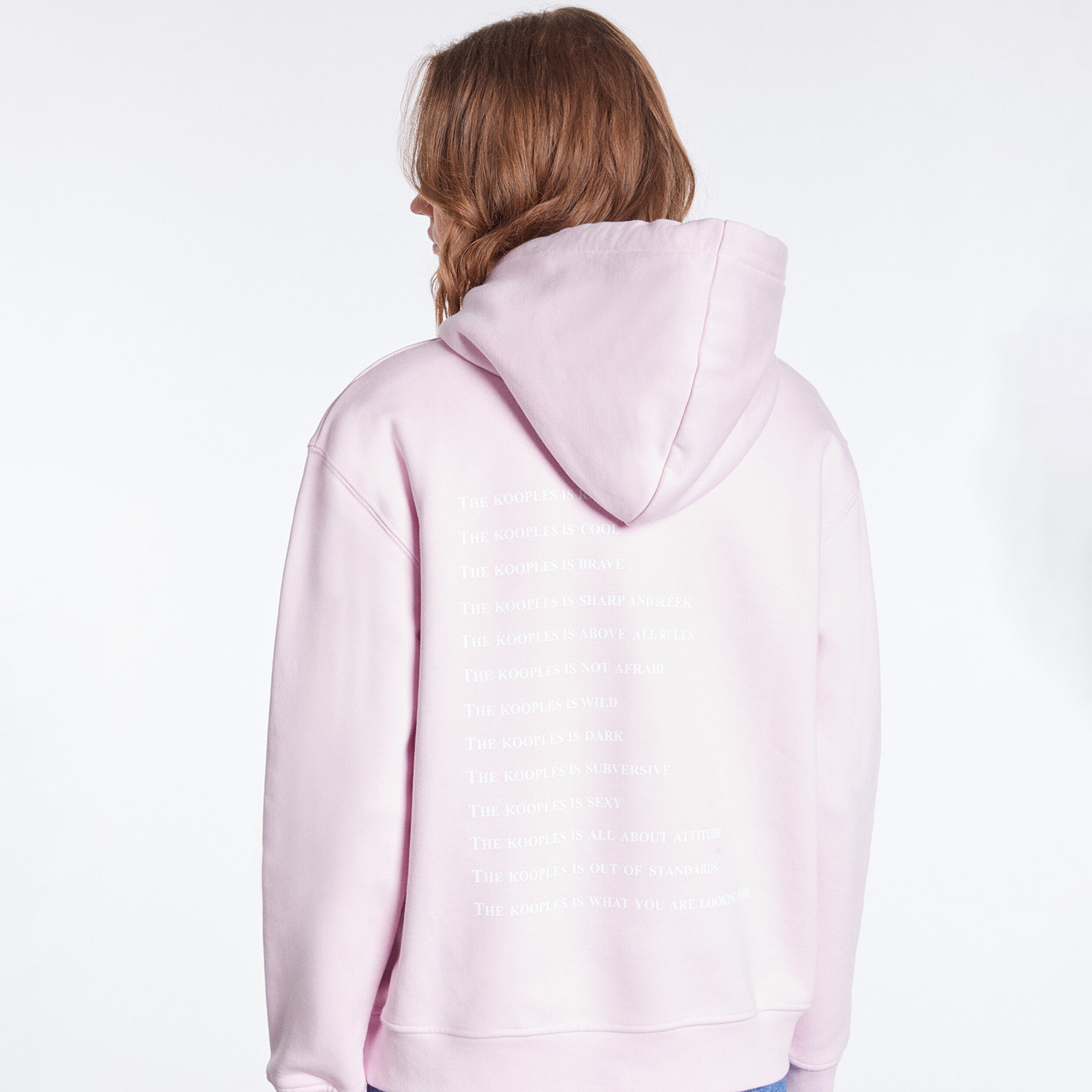 The Kooples Classic Kadın Pembe Sweatshirt