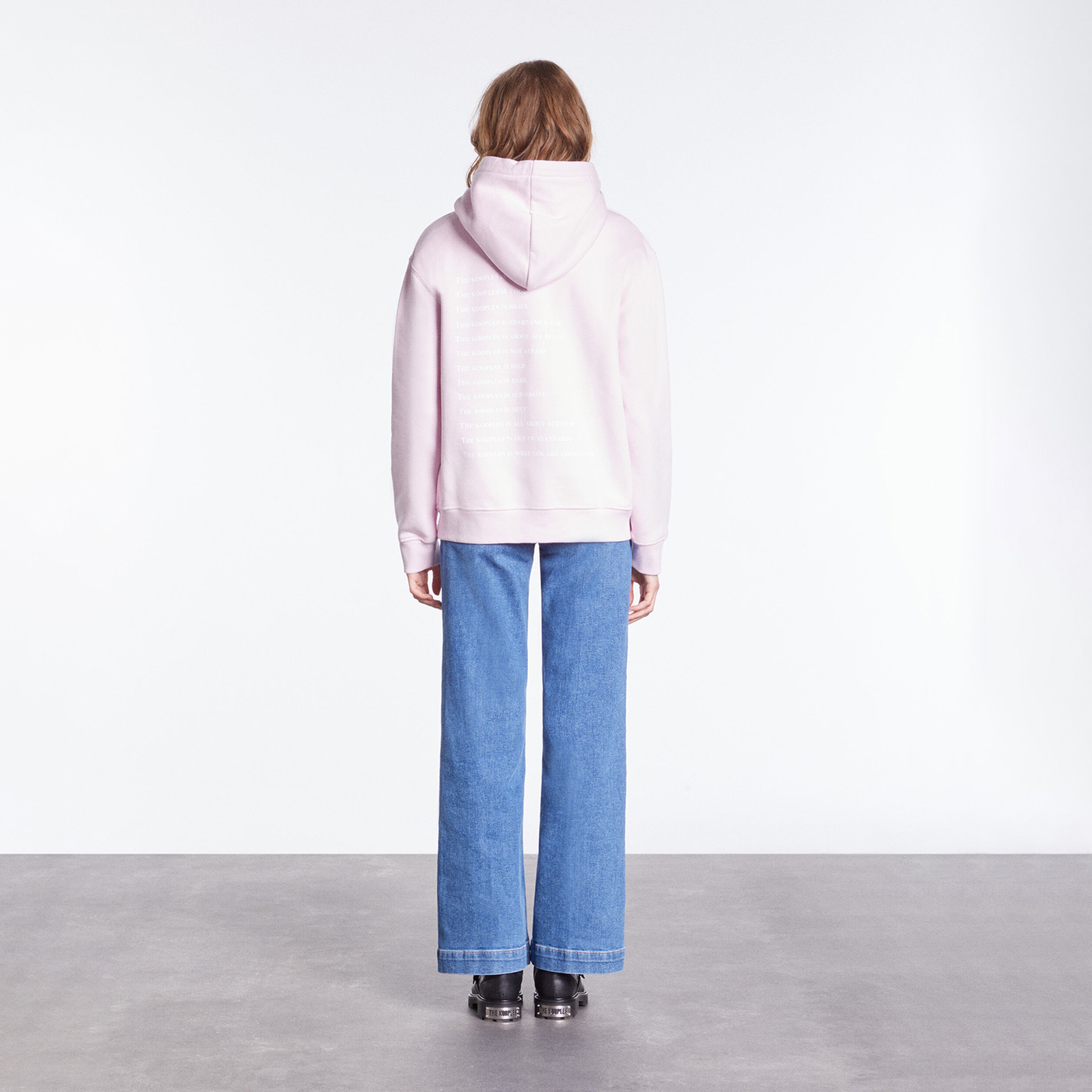 The Kooples Classic Kadın Pembe Sweatshirt