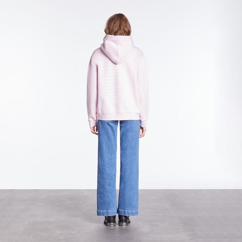 The Kooples Classic Kadın Pembe Sweatshirt