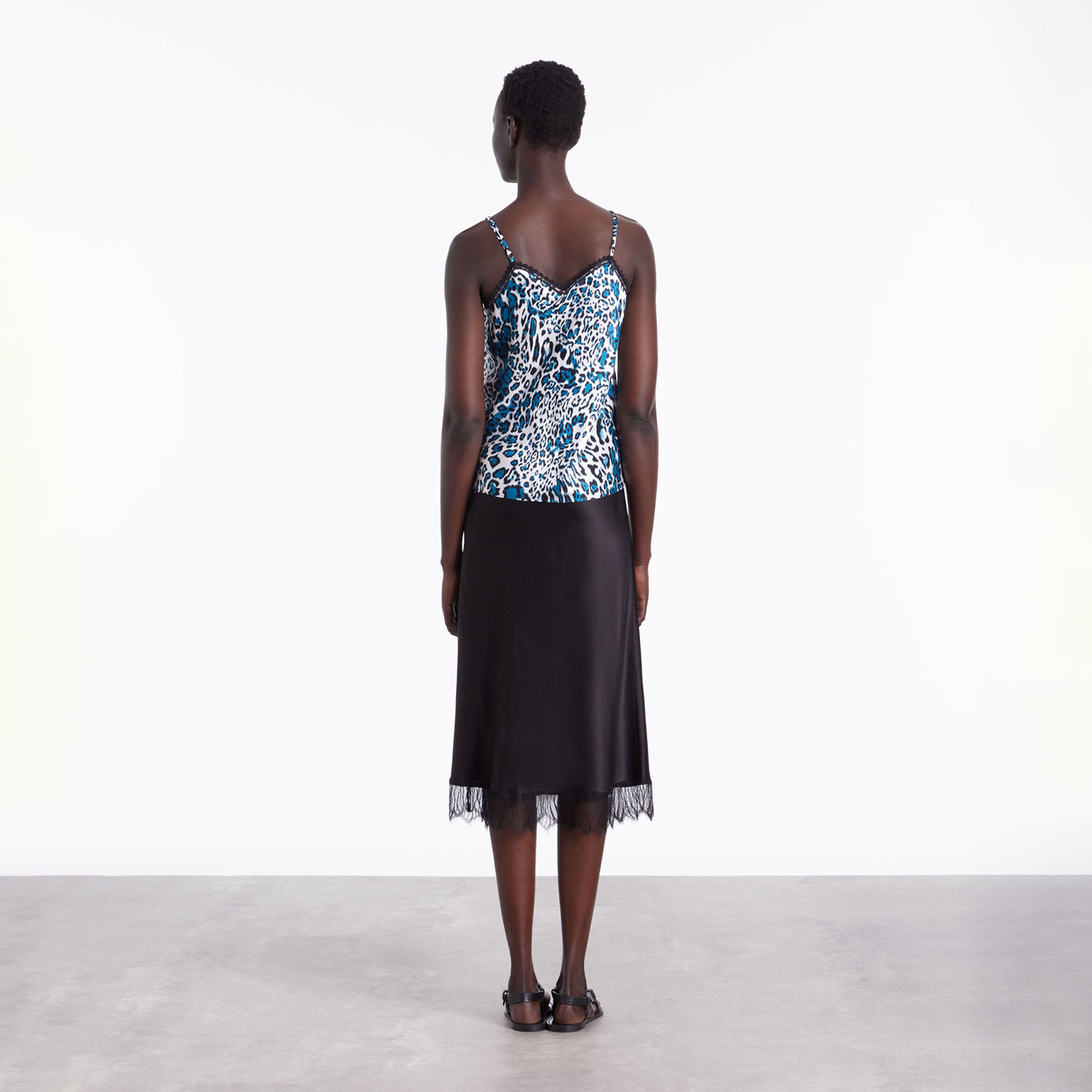 The Kooples Classic Kadın Mavi T-Shirt