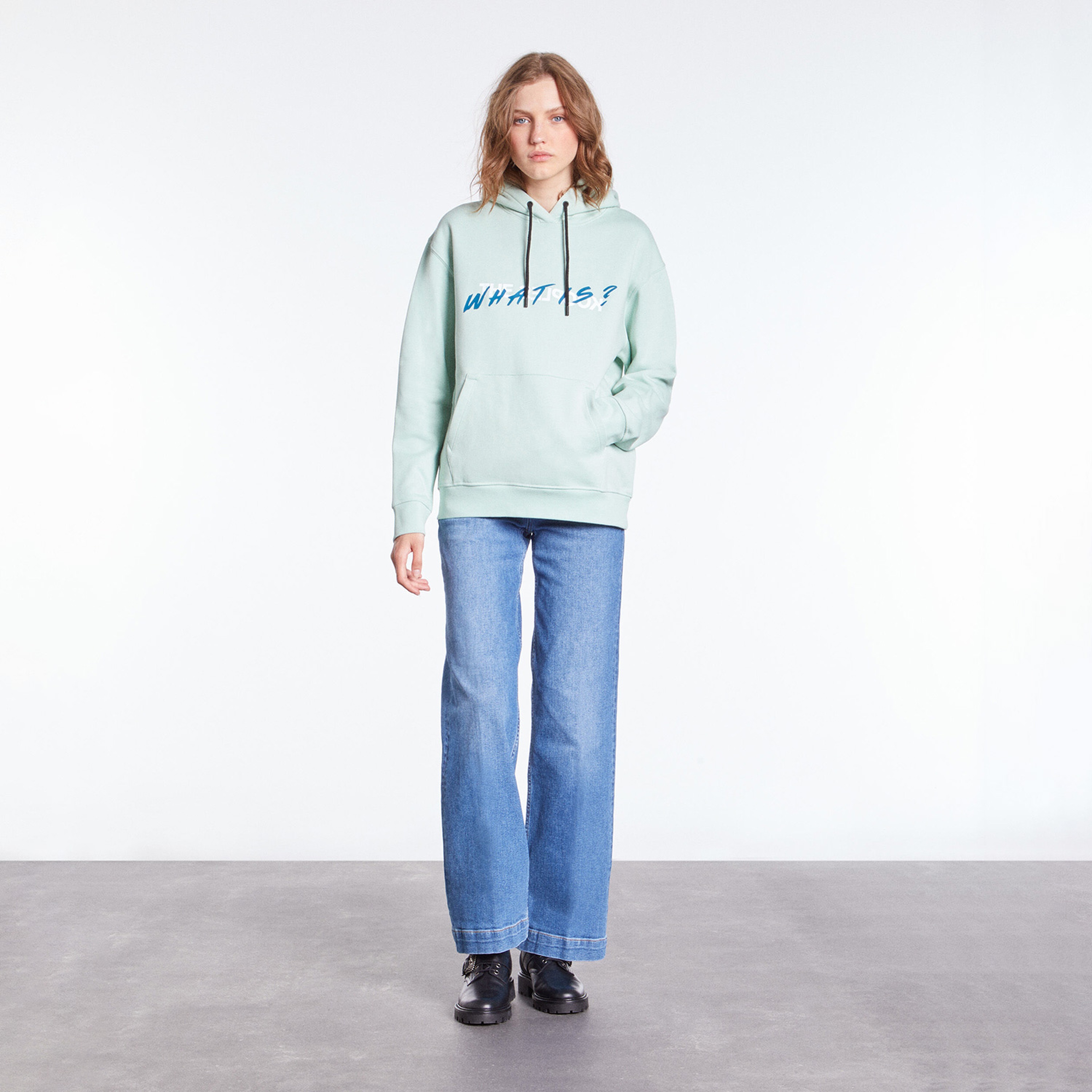 The Kooples Classic Kadın Yeşil Sweatshirt