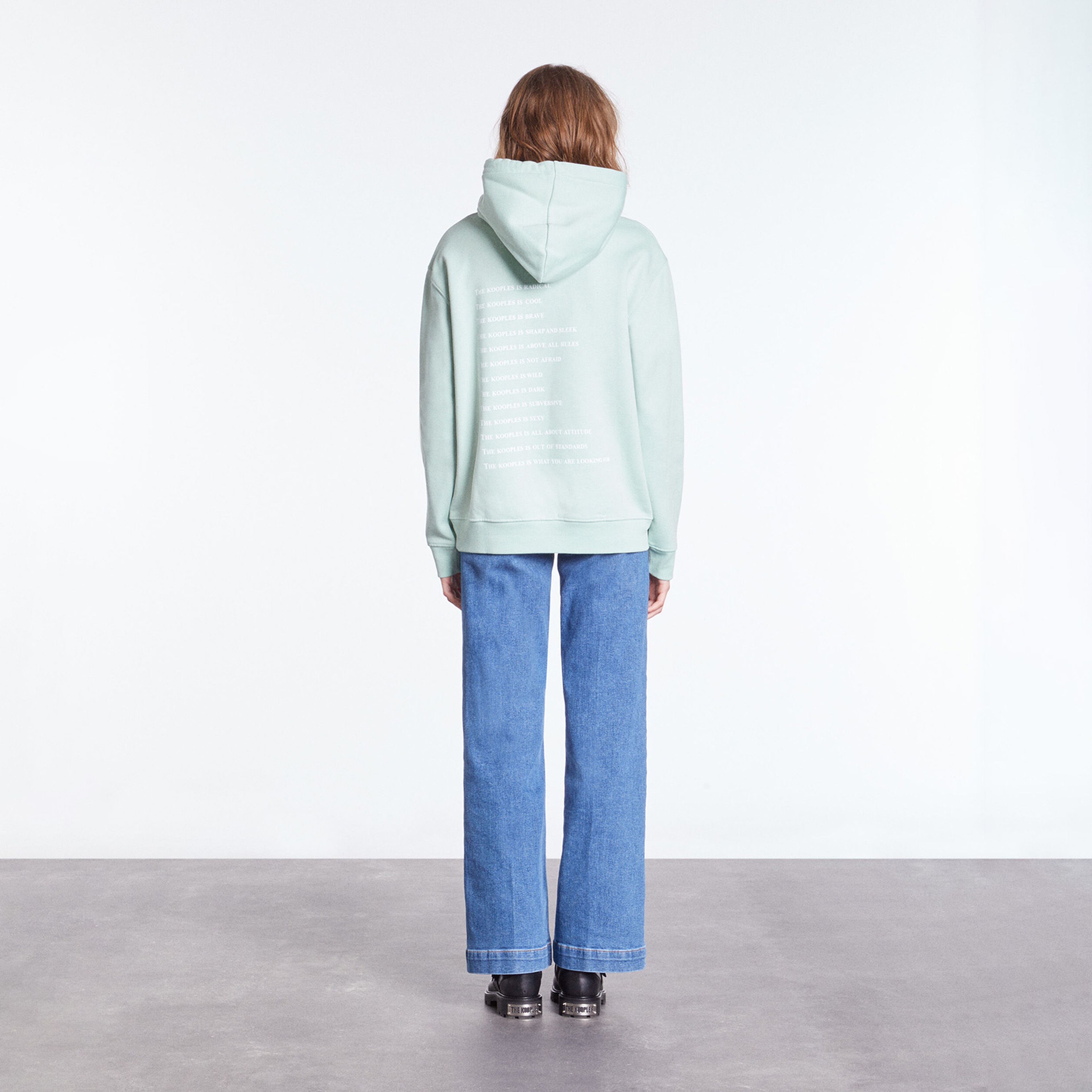 The Kooples Classic Kadın Yeşil Sweatshirt