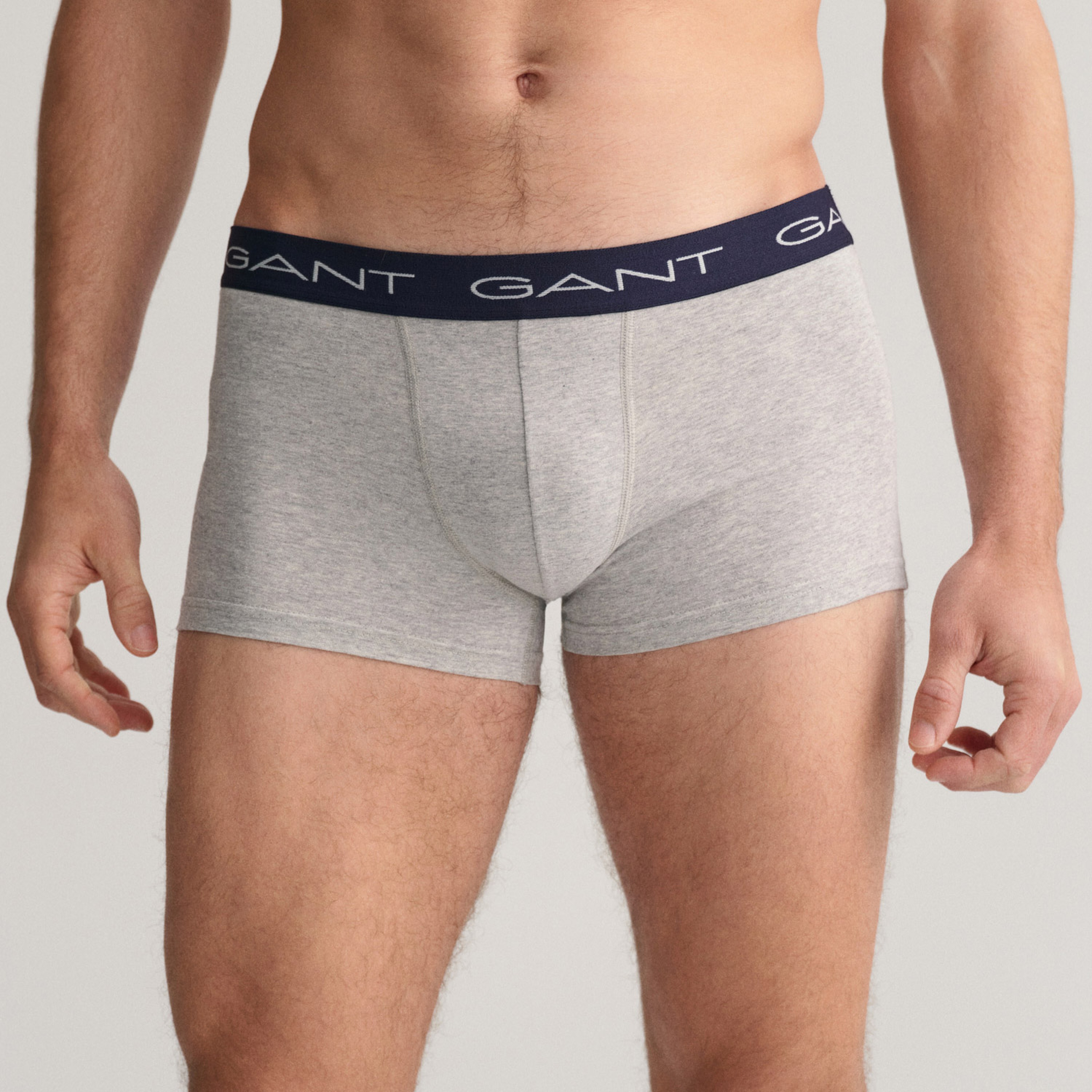 GANT Erkek Renkli Slim Fit Logolu 3'lü Boxer