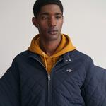 Gant Erkek Lacivert Dik Yaka Kapitone Rüzgarlık