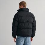 GANT Erkek Siyah Dik Yaka Kapitone Mont