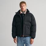 GANT Erkek Siyah Dik Yaka Kapitone Mont