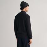 GANT Erkek Gri Regular Fit Fermuarlı Hırka