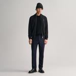 GANT Erkek Gri Regular Fit Fermuarlı Hırka