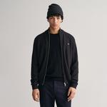 GANT Erkek Gri Regular Fit Fermuarlı Hırka