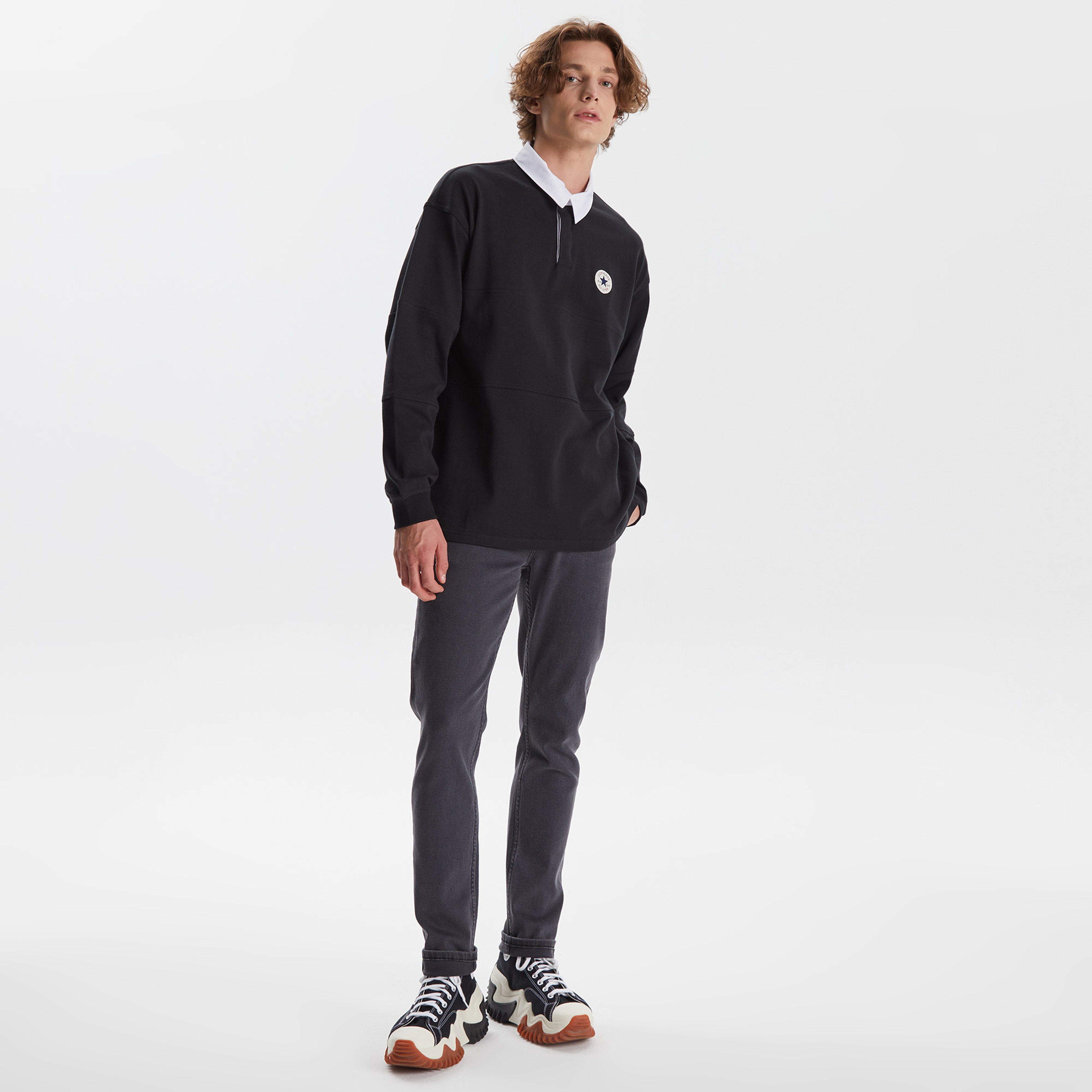Converse All Star Rugby Erkek Siyah T-Shirt