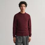 GANT Erkek Kırmızı Regular Fit Bisiklet Yaka Kazak