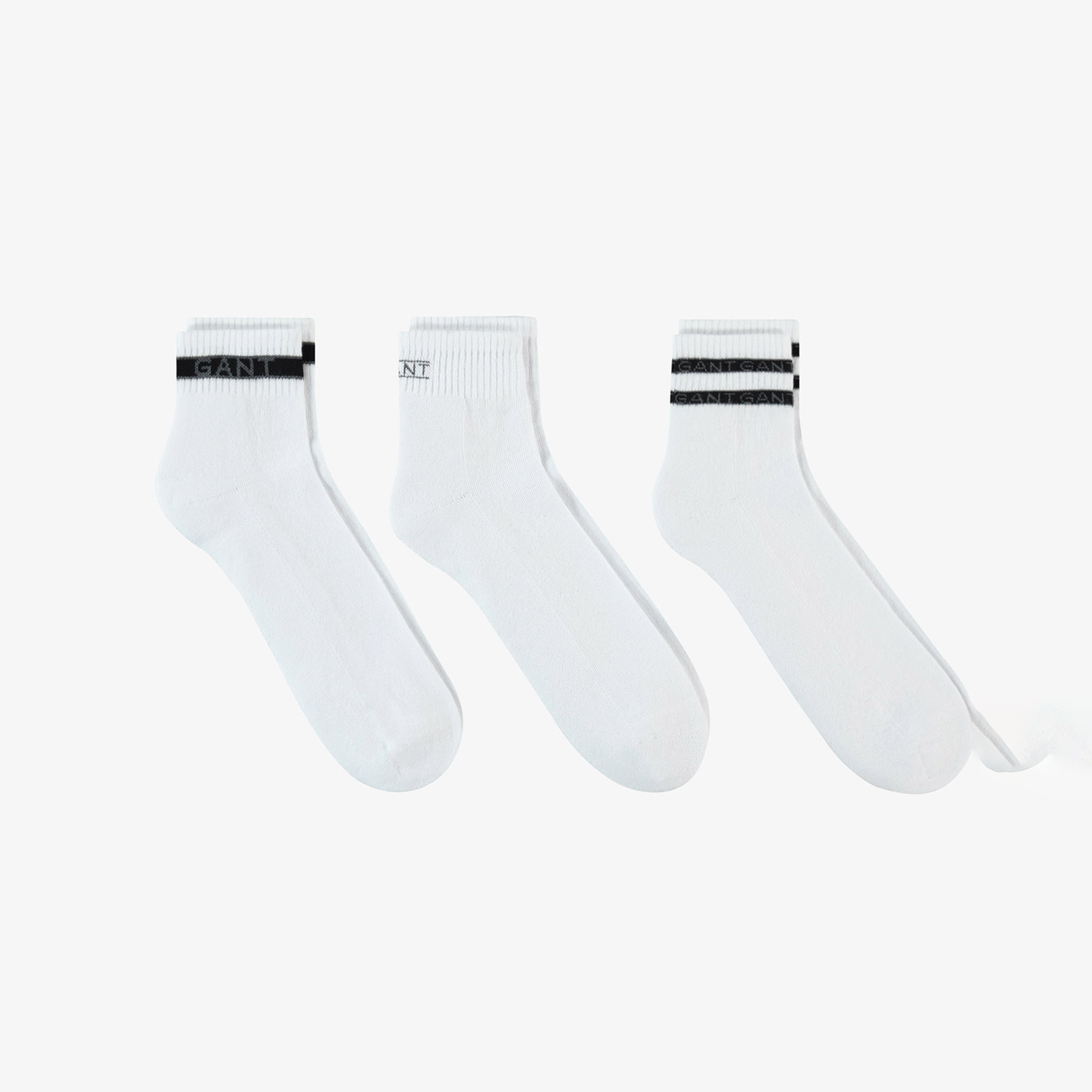GANT Unisex Beyaz 3'lü Çorap