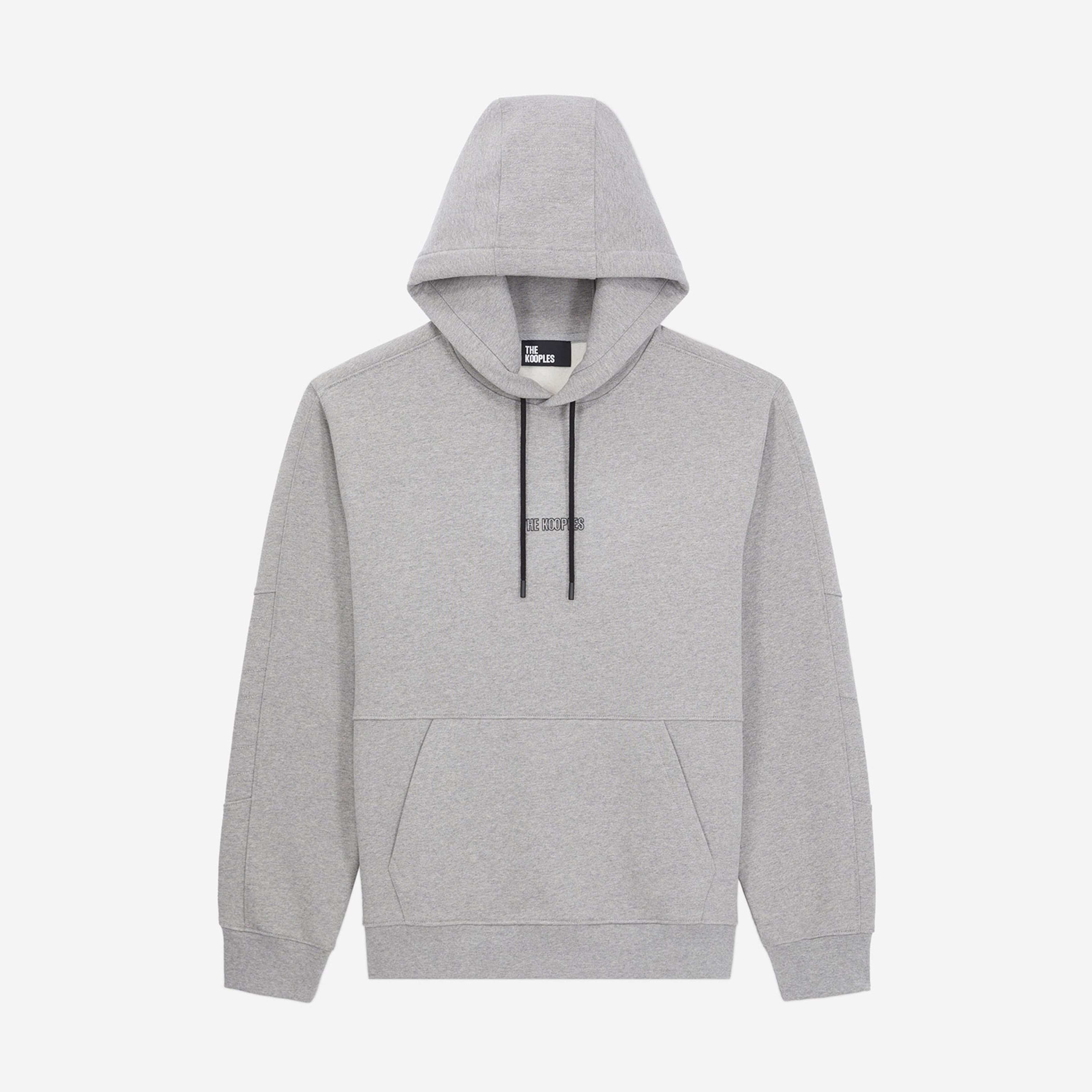 The Kooples Logo Erkek Gri Hoodie