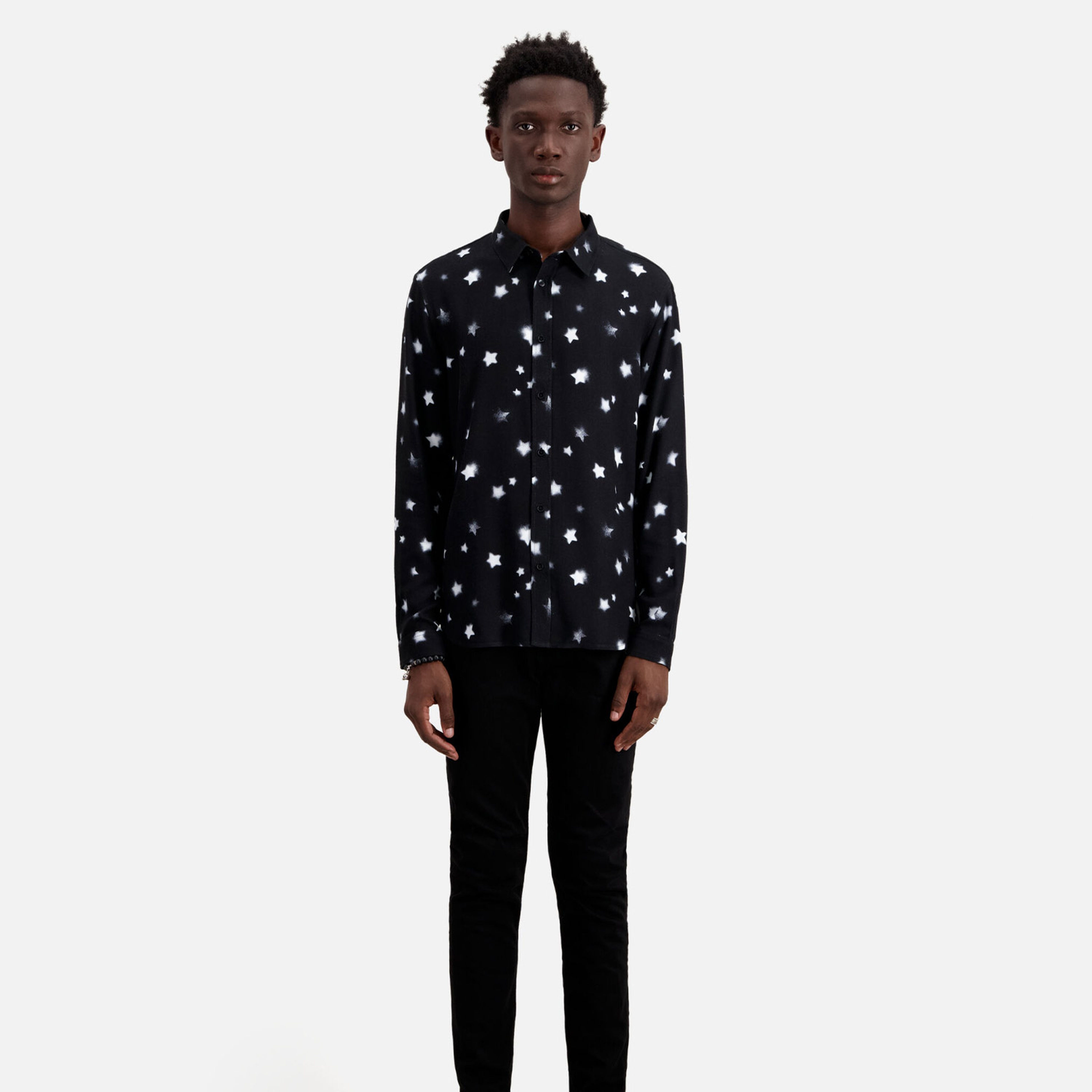 ERKEK SİYAH GÖMLEK