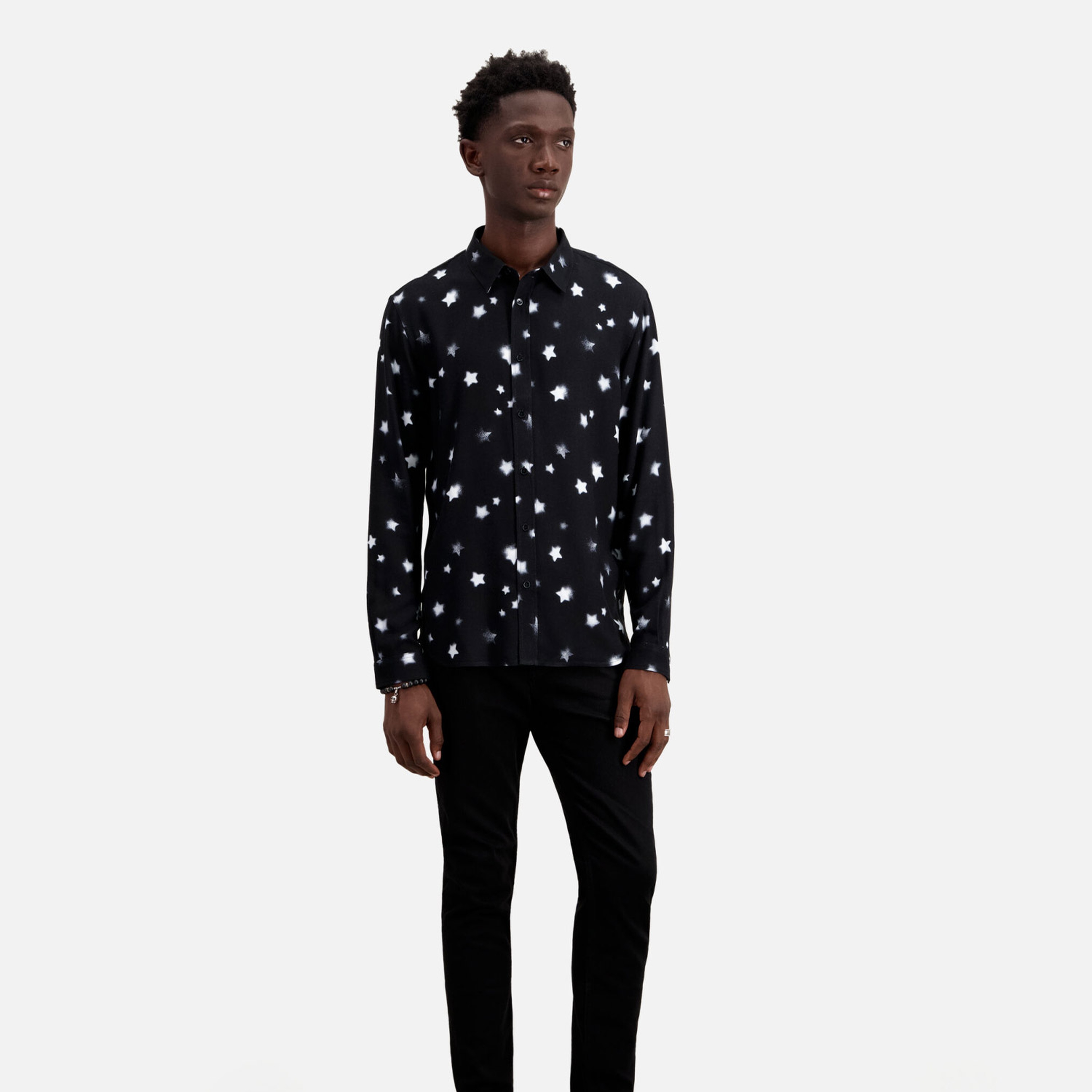 ERKEK SİYAH GÖMLEK