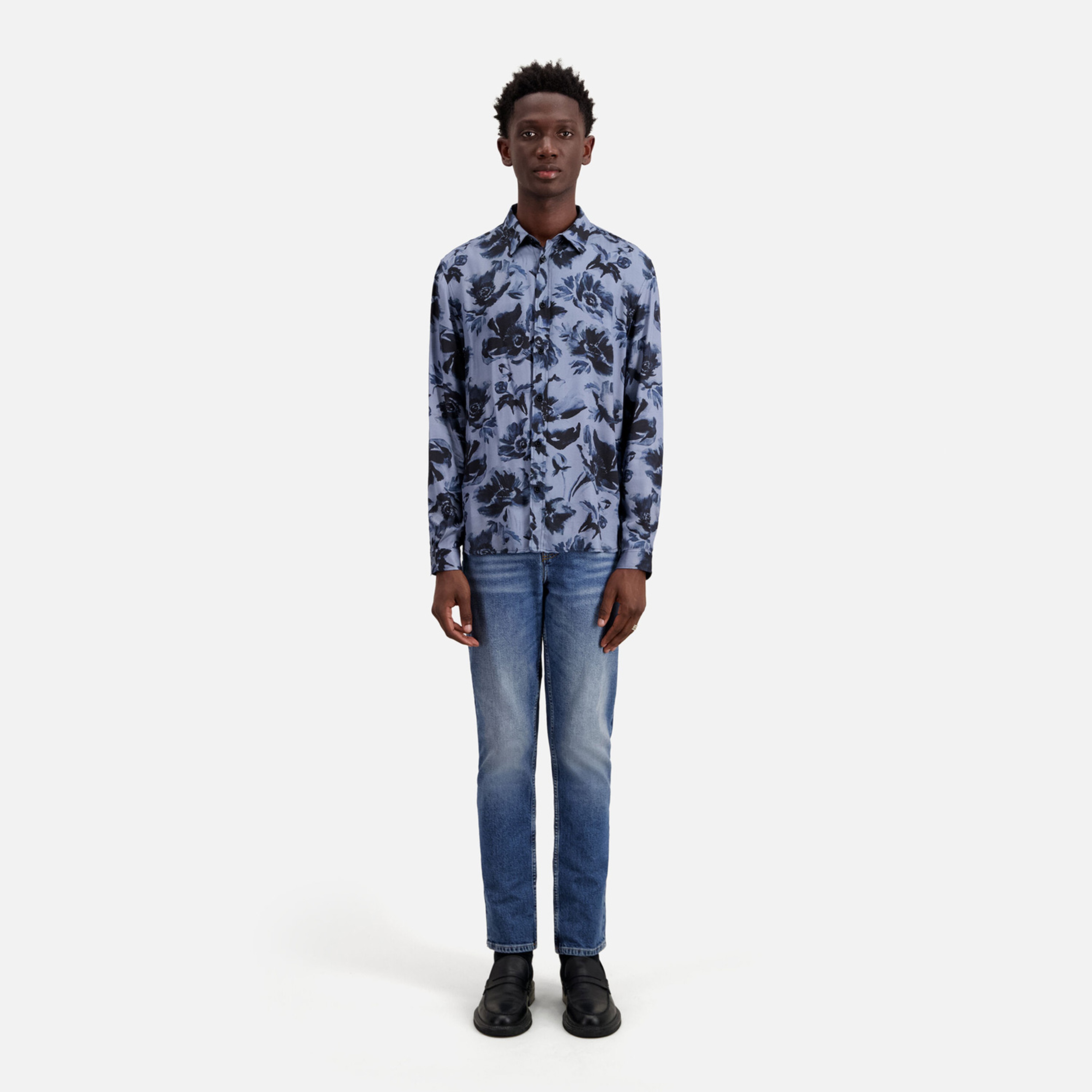 ERKEK SİYAH GÖMLEK