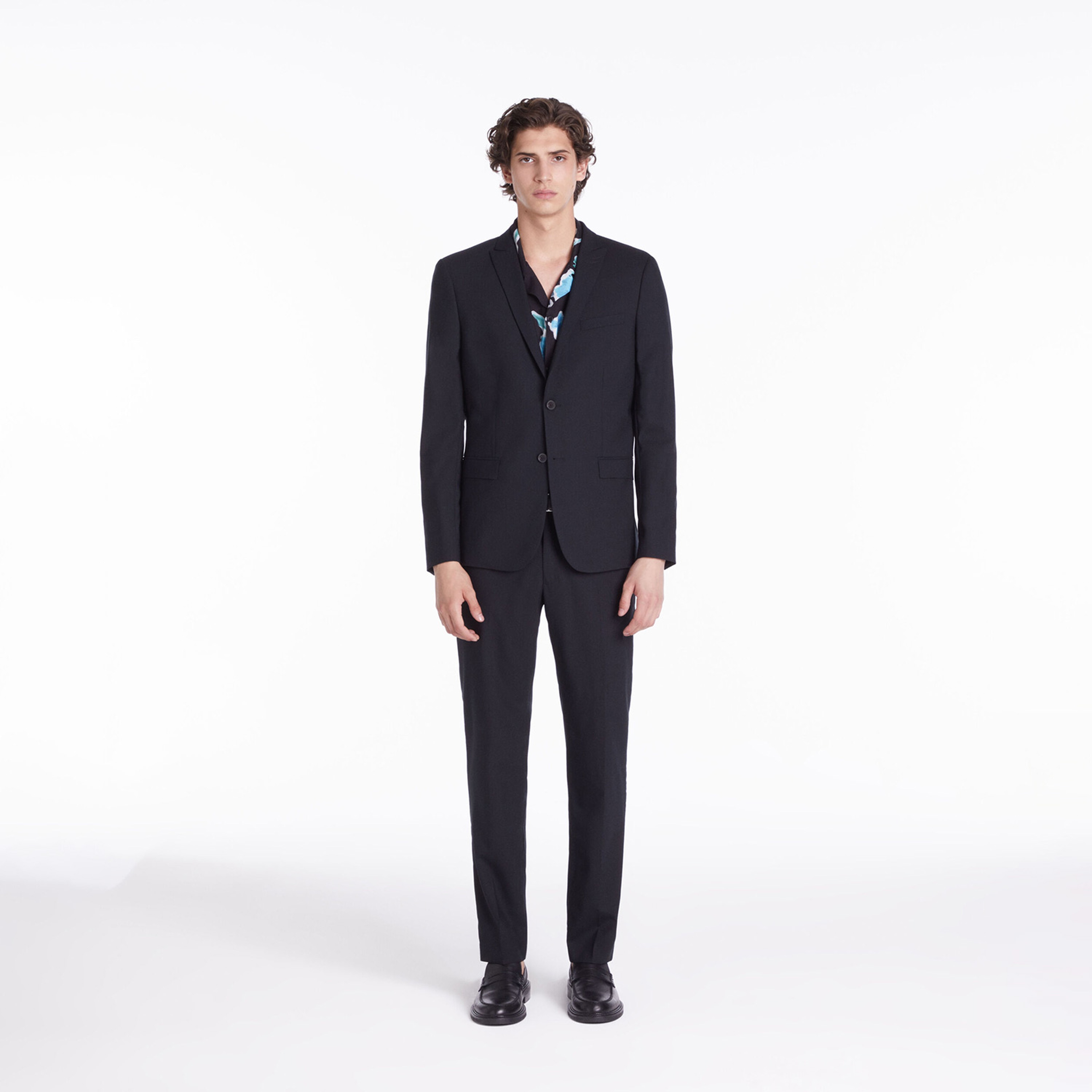 ERKEK STRAIGHT FIT LACİVERT CEKET