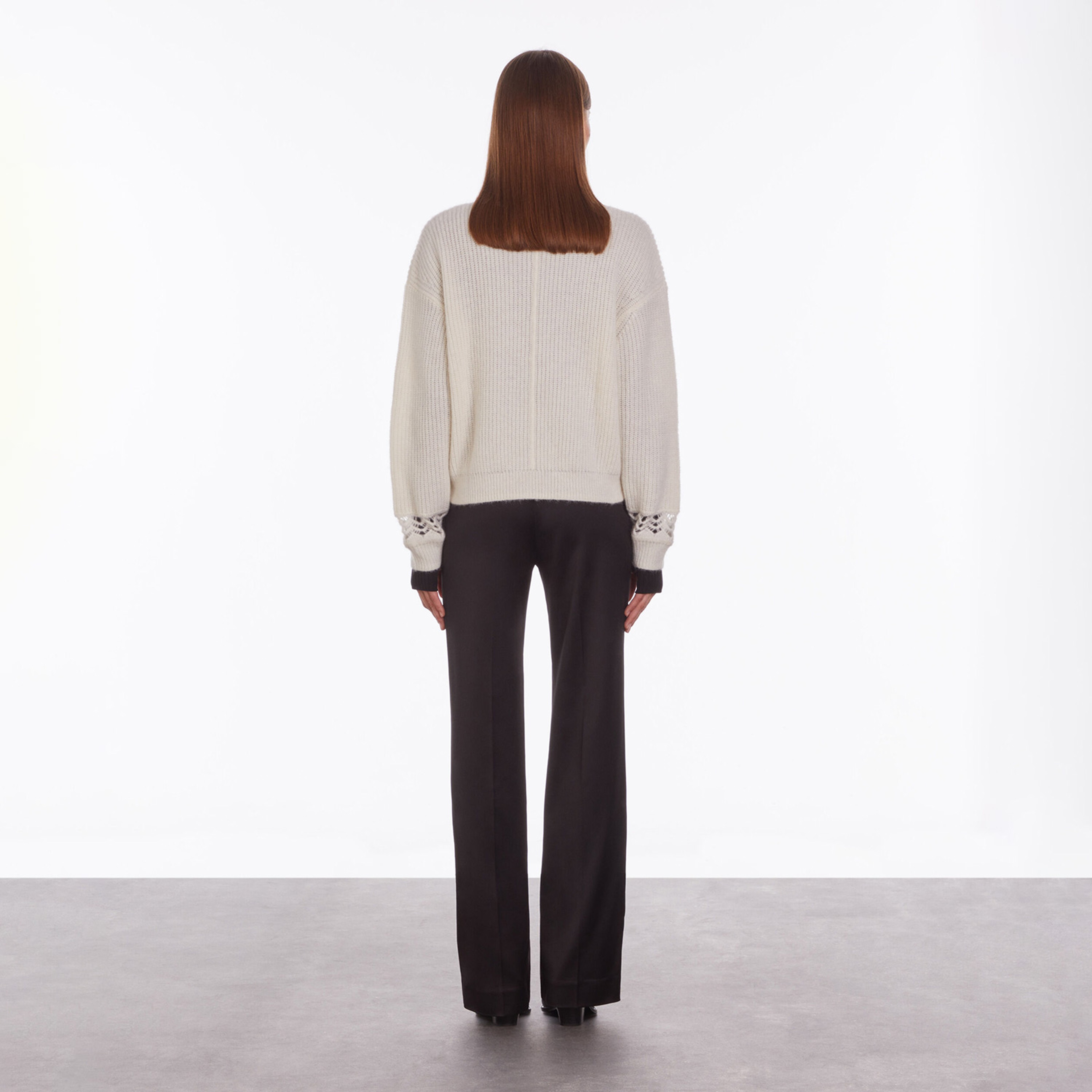 KADIN COMFORT FIT V YAKA BEJ HIRKA