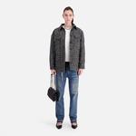 KADIN COMFORT FIT EKOSE SİYAH CEKET