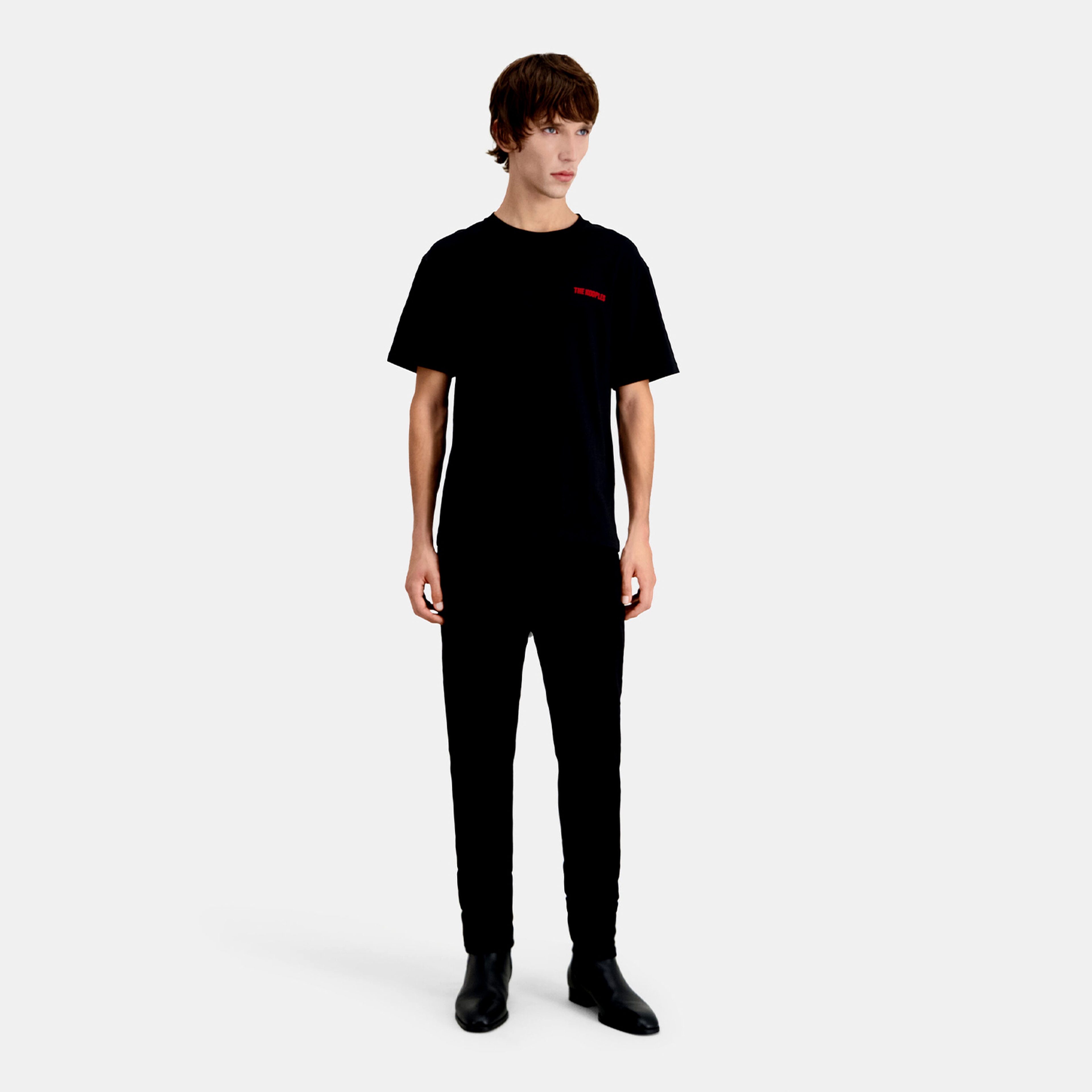 The Kooples Classic Erkek Siyah T-Shirt