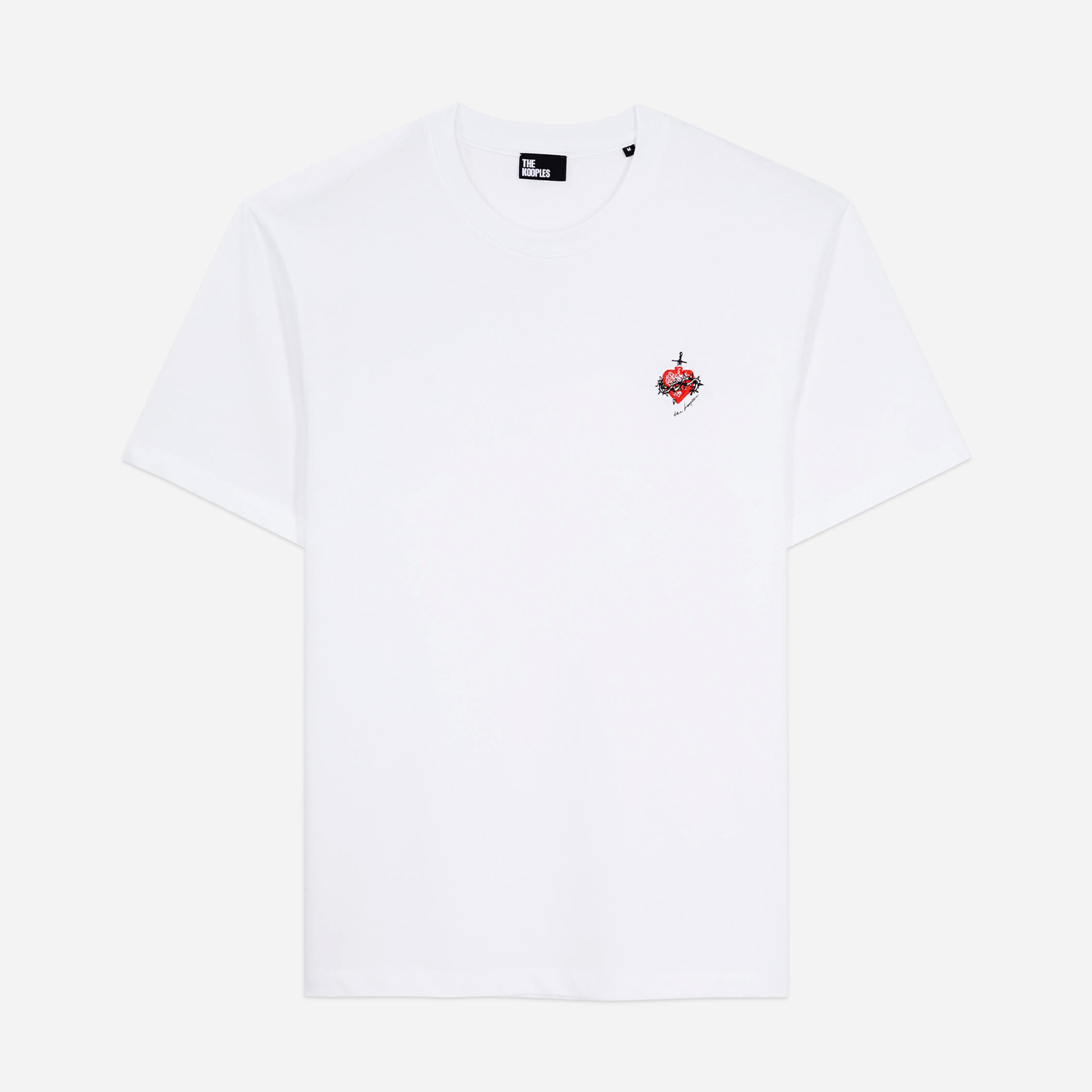 The Kooples Classic Erkek Beyaz T-Shirt