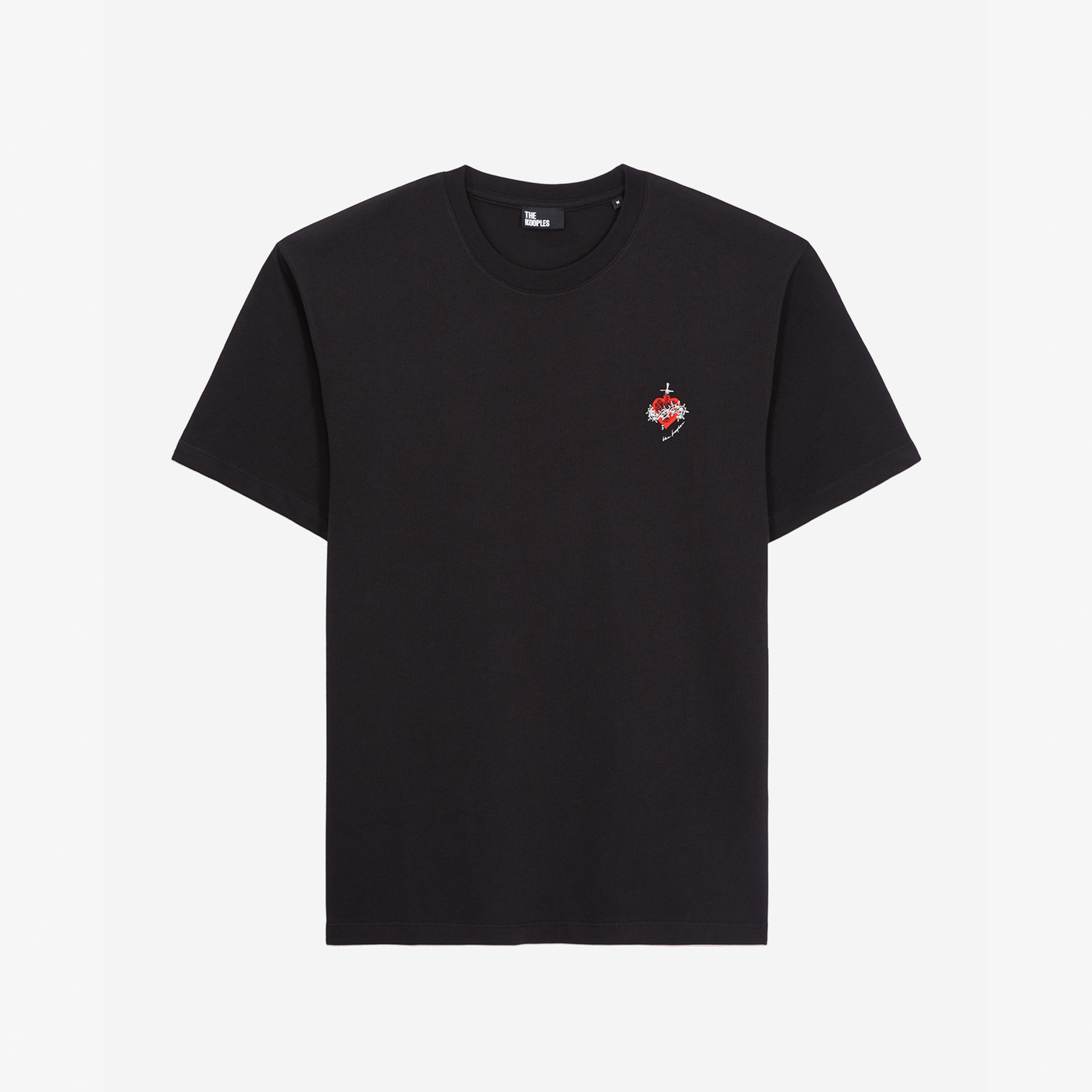 ERKEK BİSİKLET YAKA KISA KOLLU SİYAH T-SHIRT