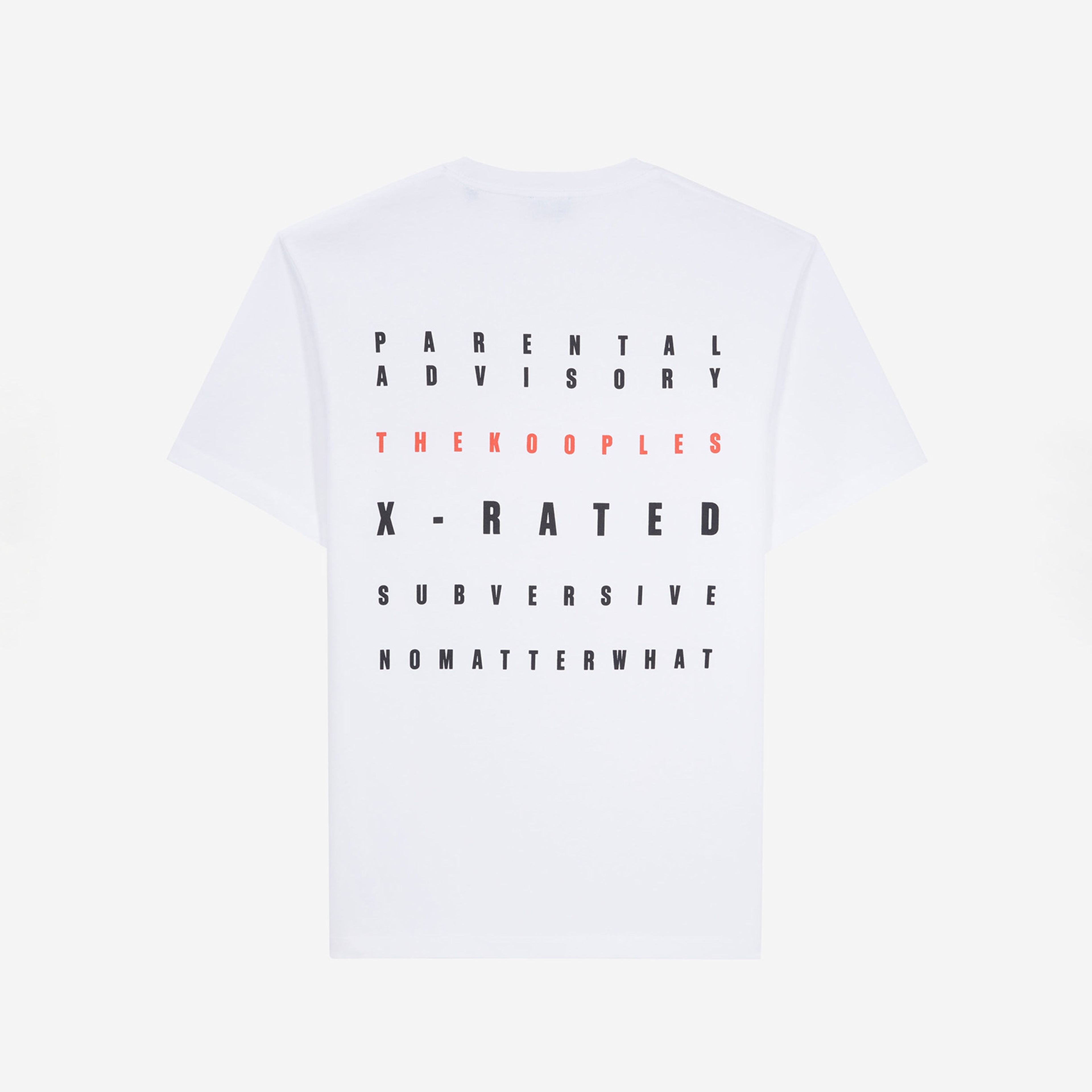 The Kooples Classic Erkek Beyaz T-Shirt