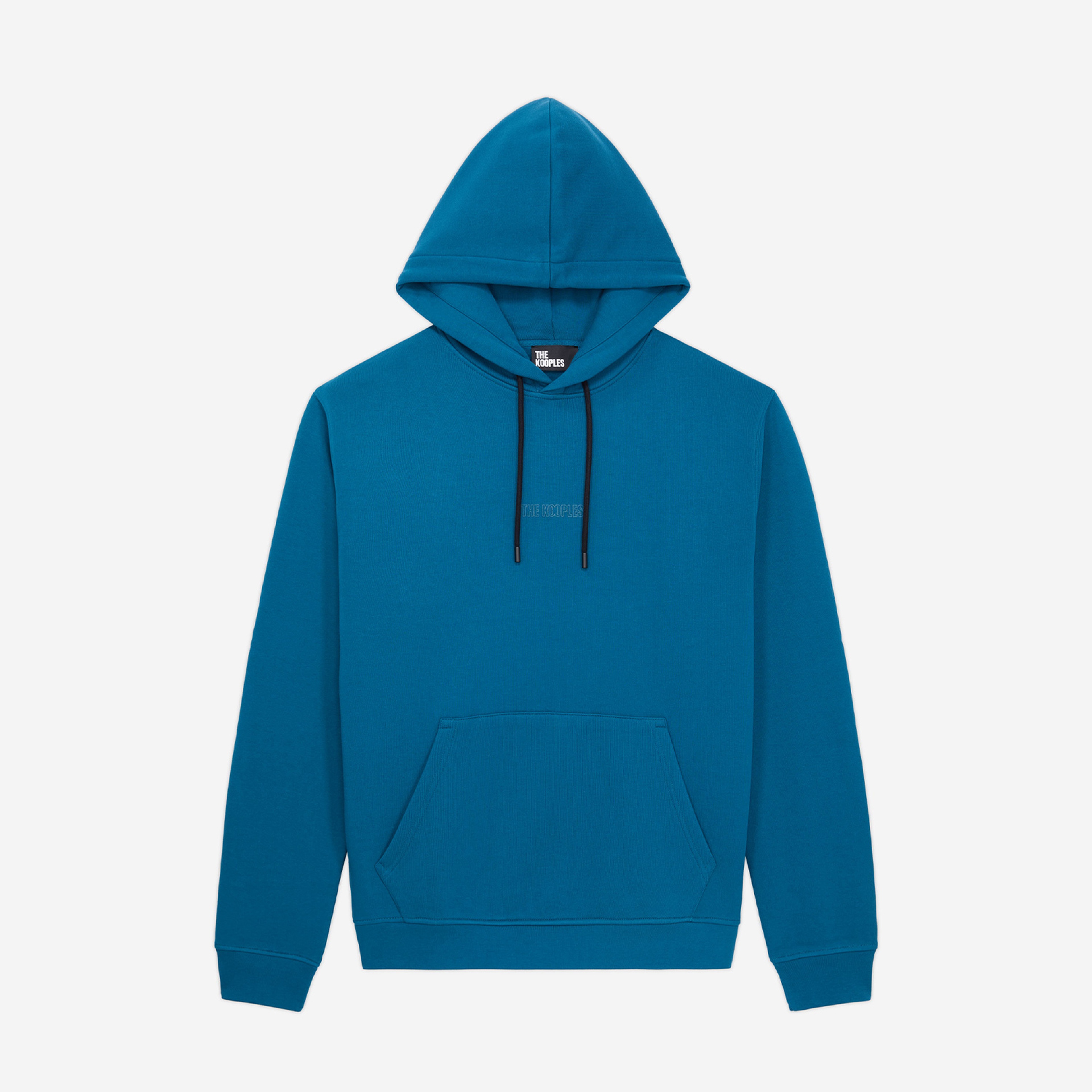 The Kooples Classic Erkek Mavi Hoodie