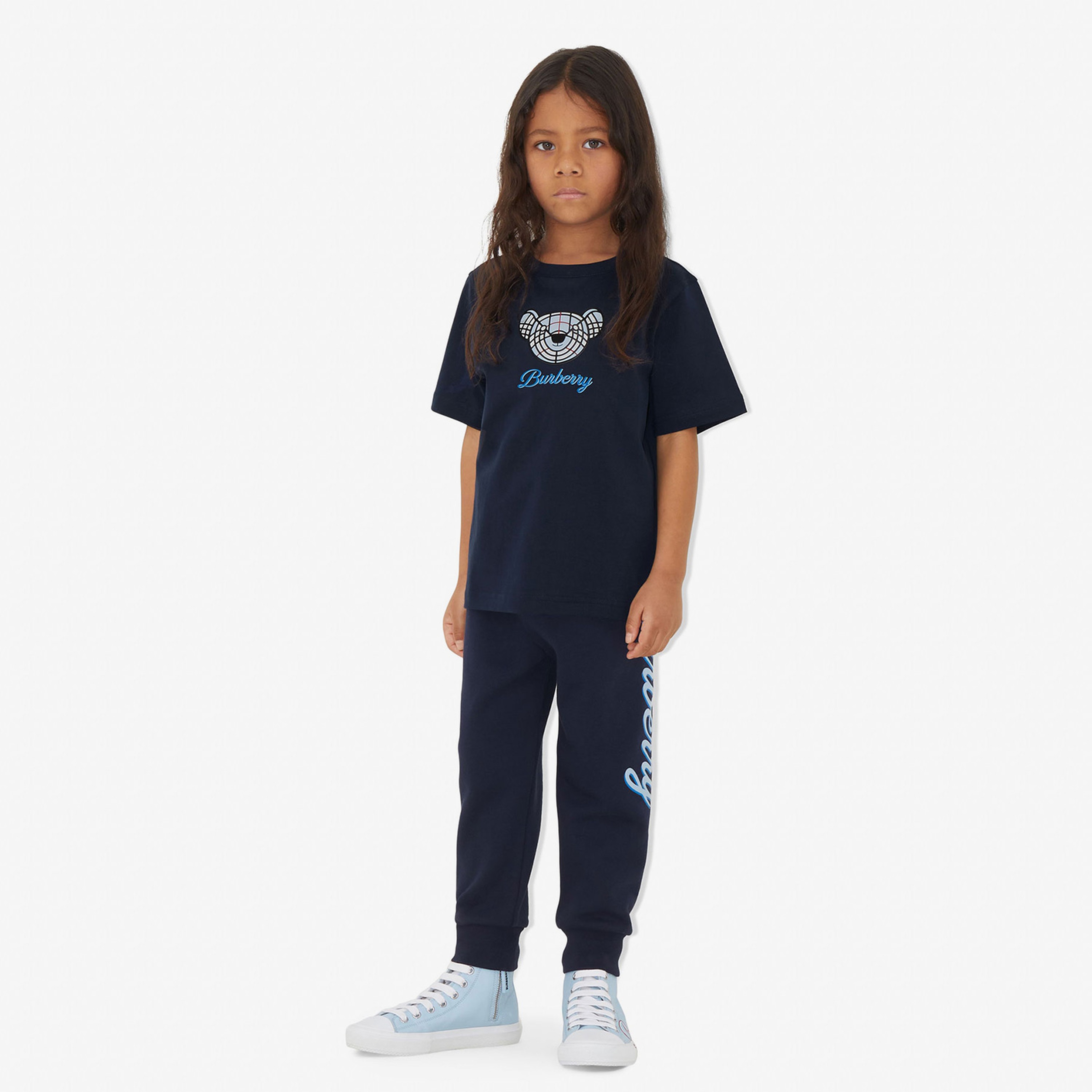 Burberry Çocuk Mavi Gömlek