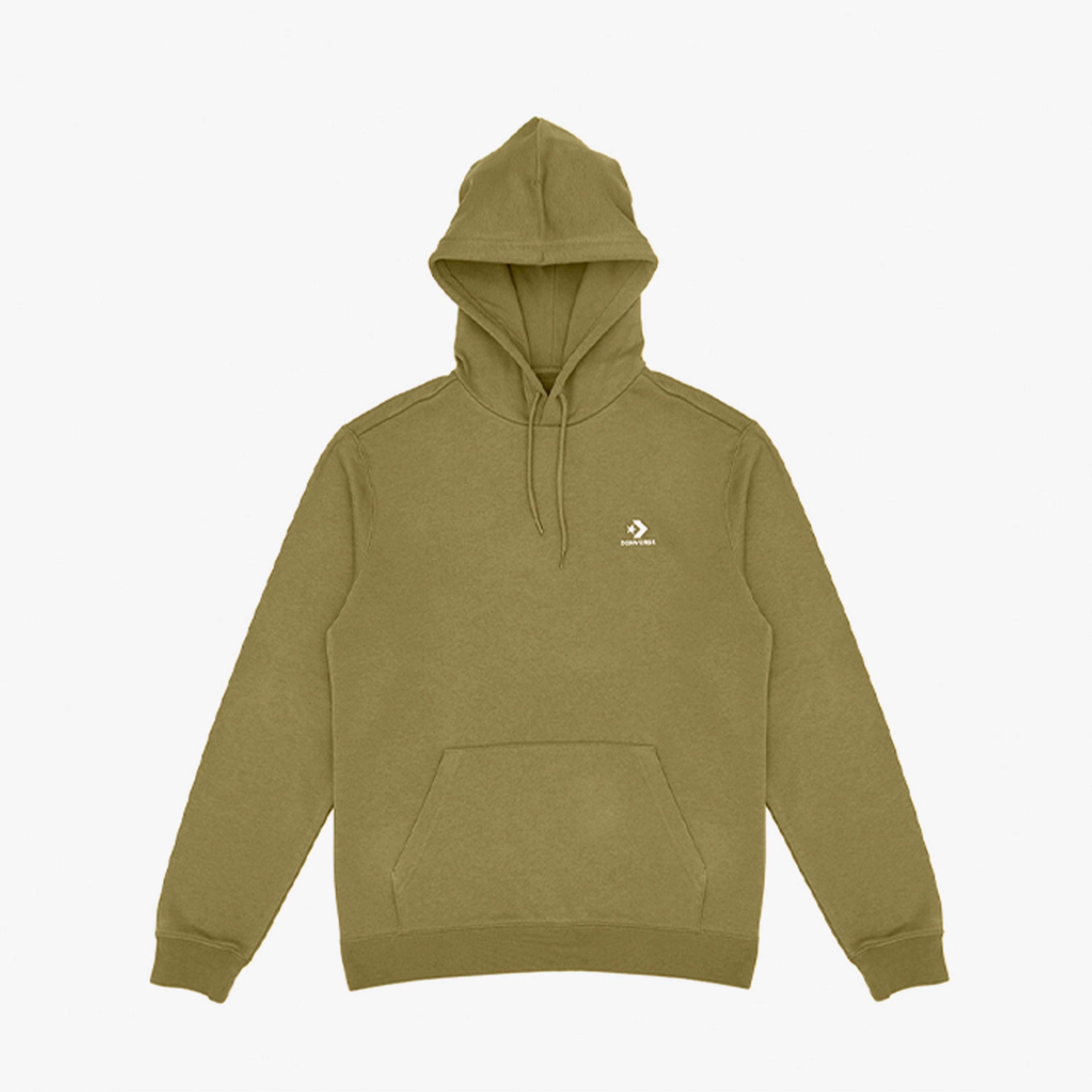 Converse Go-To Embroidered Star Chevron Unisex Haki Hoodie