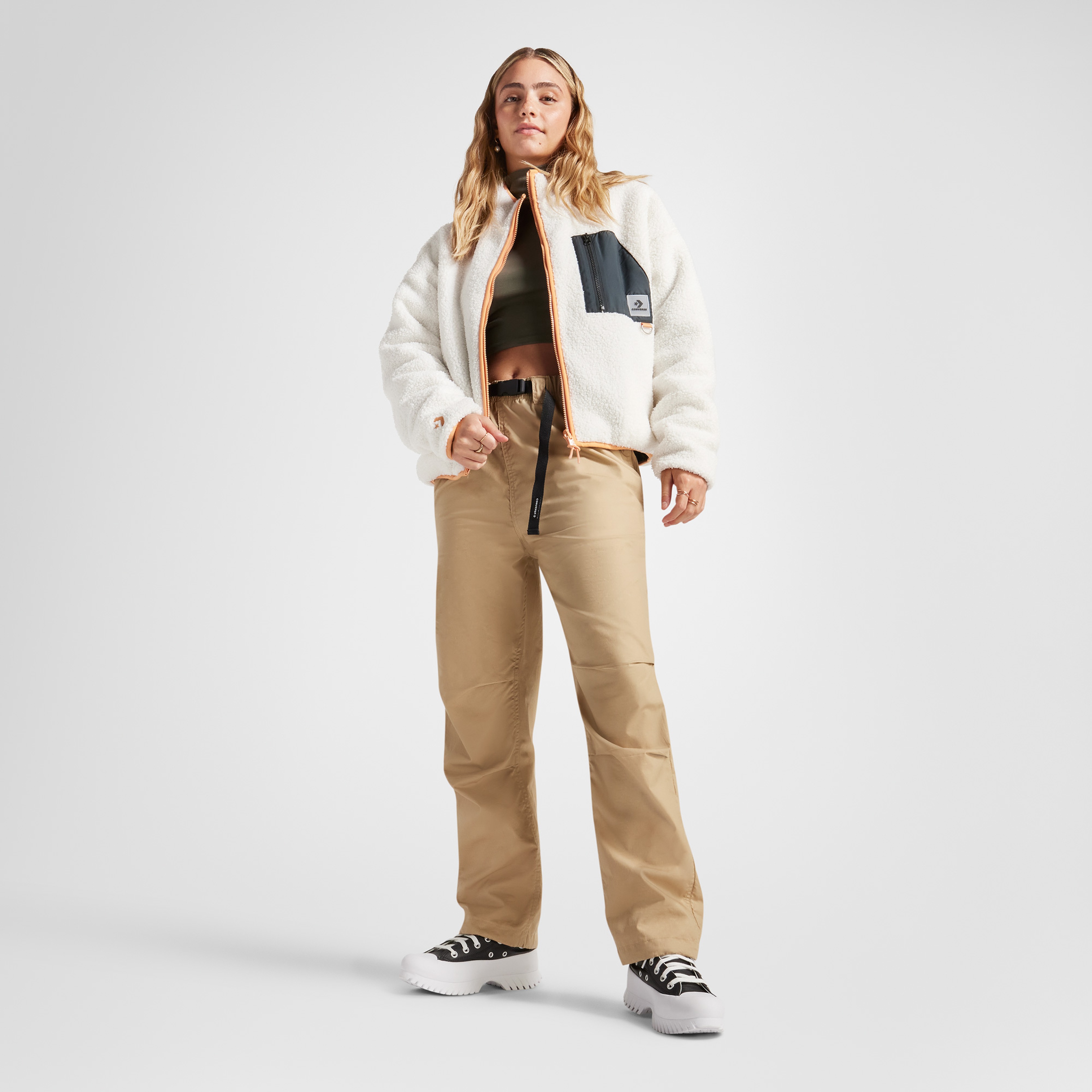 Converse Reversible Sherpa Fz Kadın Siyah CeketXL10025705| Occasion