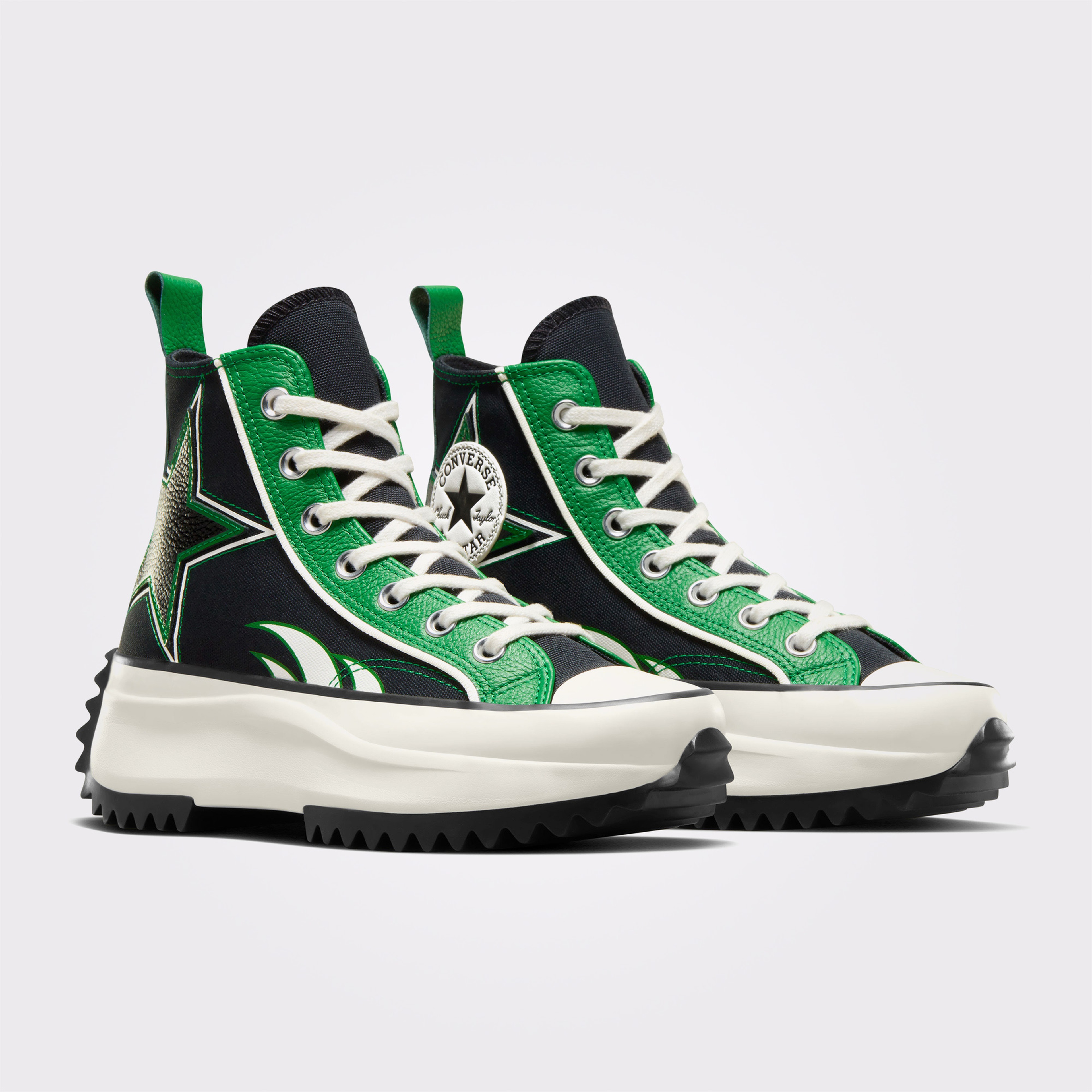 Converse Run Star Hike Kadın Haki/Siyah Sneaker