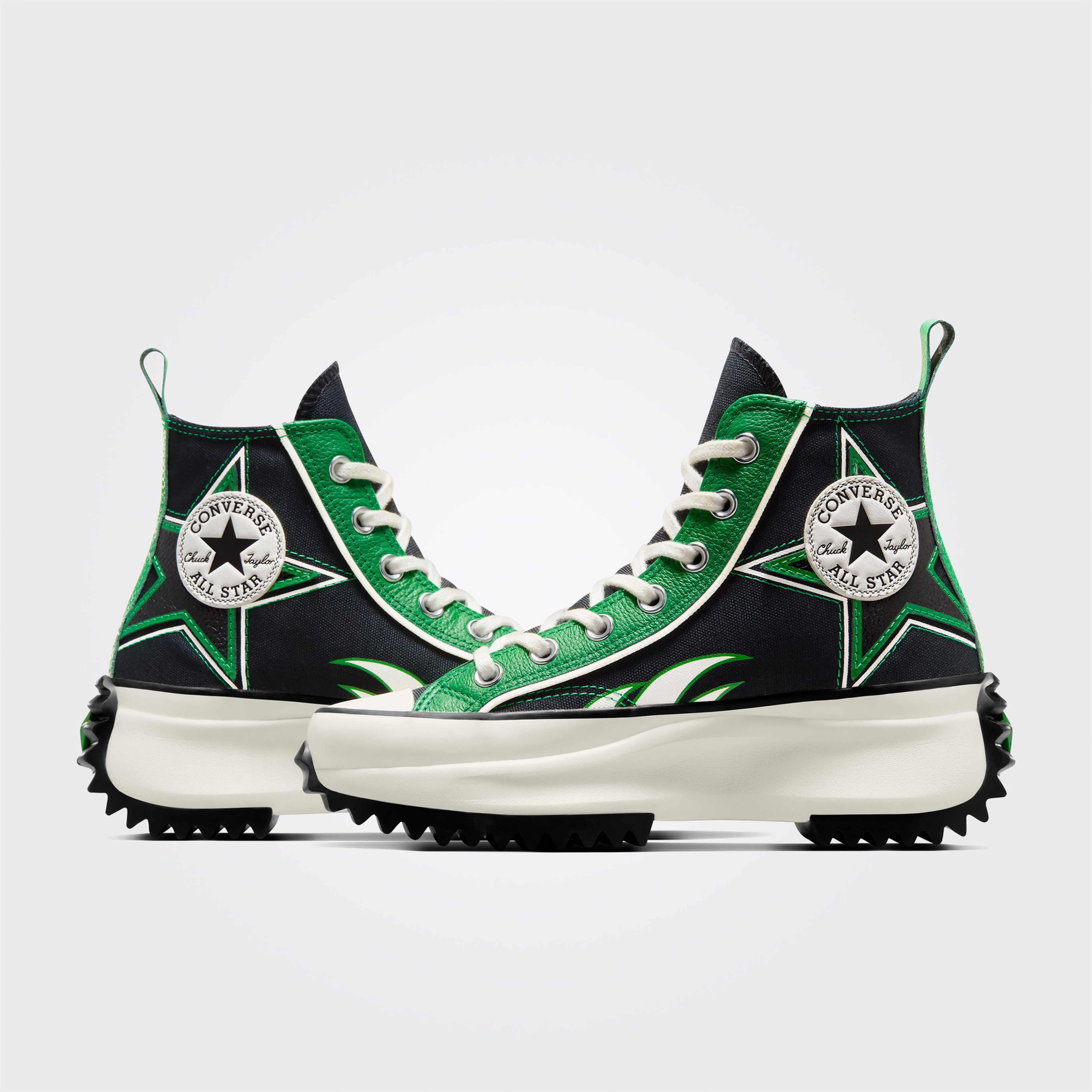 Converse Run Star Hike Kadın Haki/Siyah Sneaker