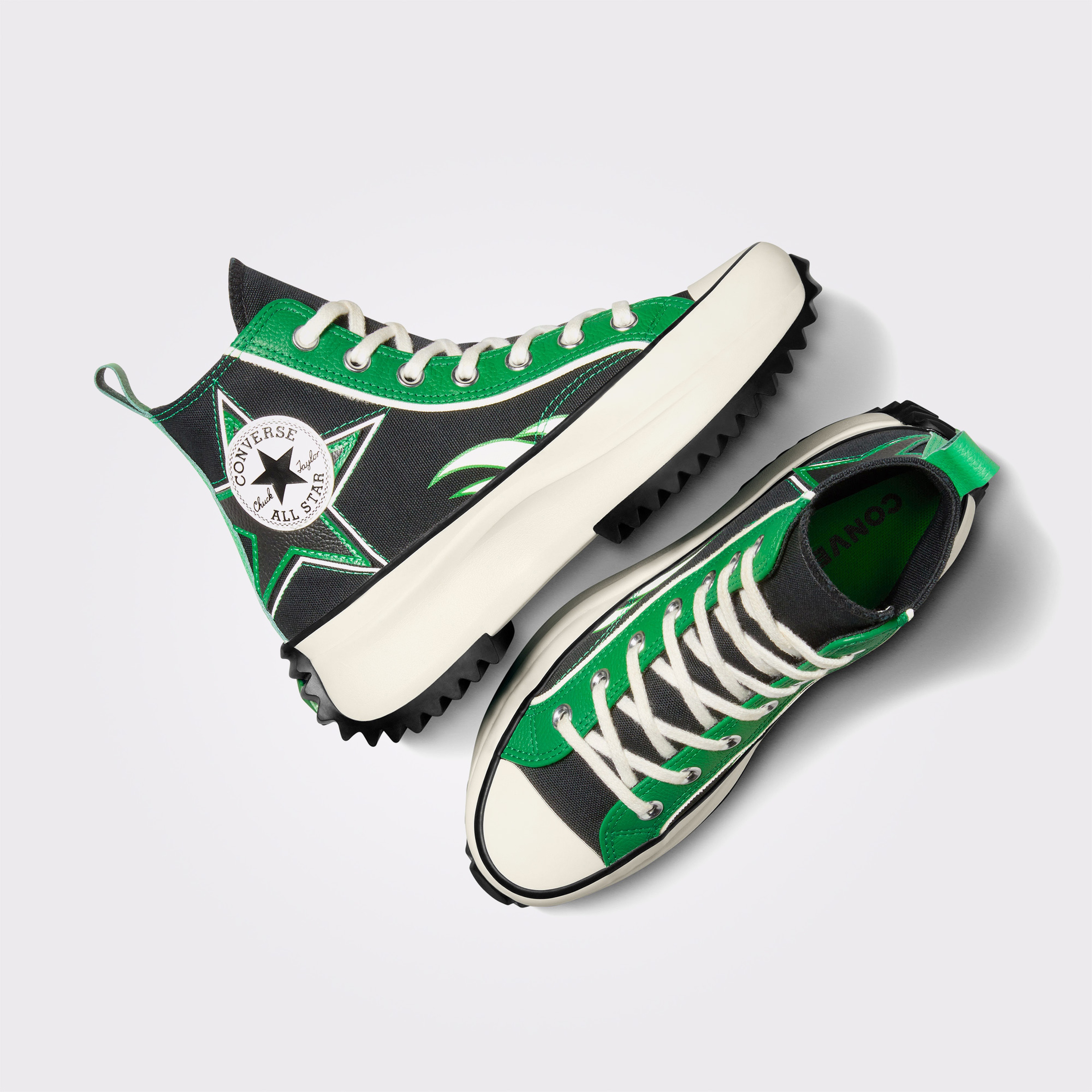 Converse Run Star Hike Kadın Haki/Siyah Sneaker