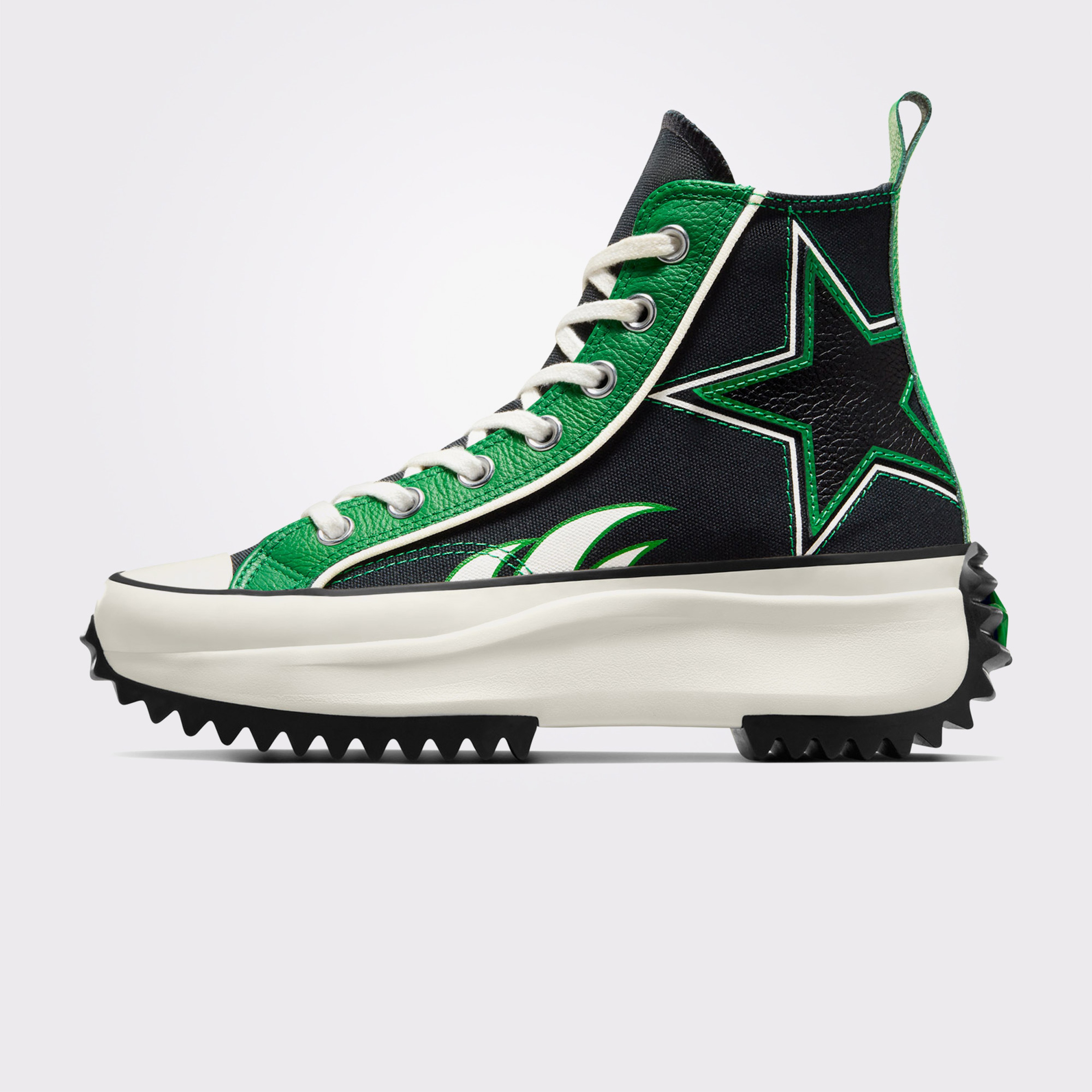 Converse Run Star Hike Kadın Haki/Siyah Sneaker